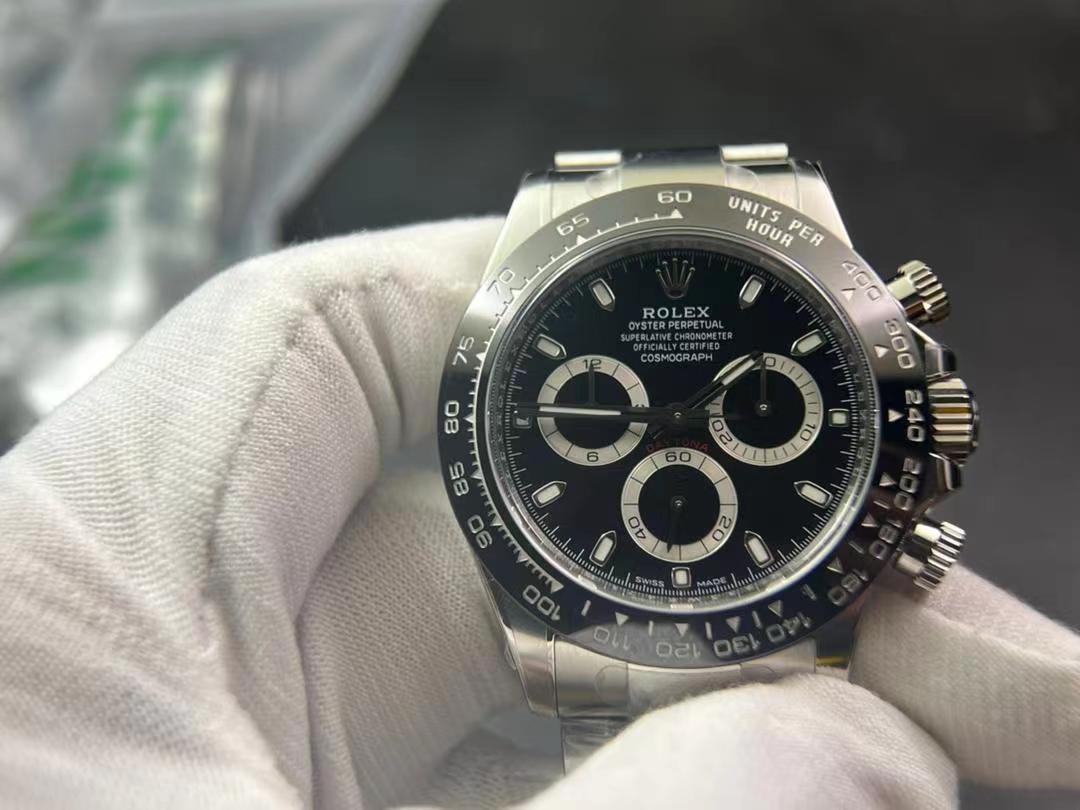 Daytona 116500 Clean Factory 1:1 Best Edition 904L SS Case and Bracelet Black Dial SA4130 V3 version - Image 2