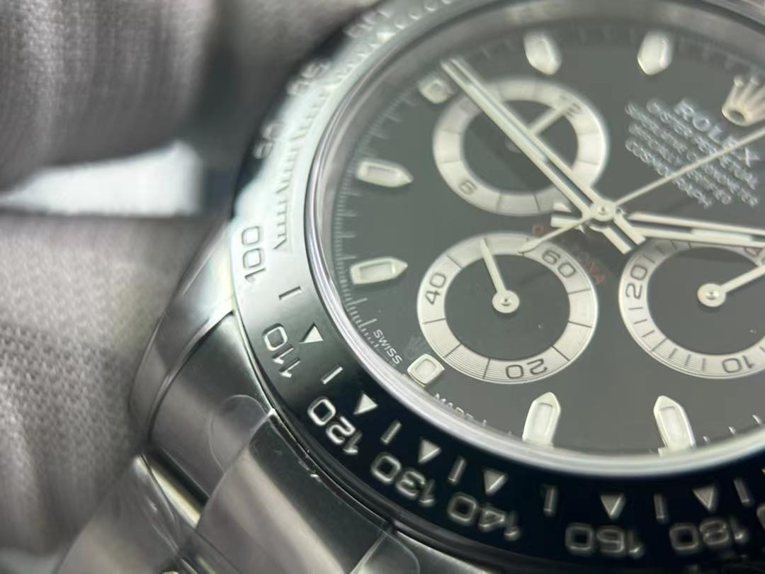 Daytona 116500 Clean Factory 1:1 Best Edition 904L SS Case and Bracelet Black Dial SA4130 V3 version - Image 4