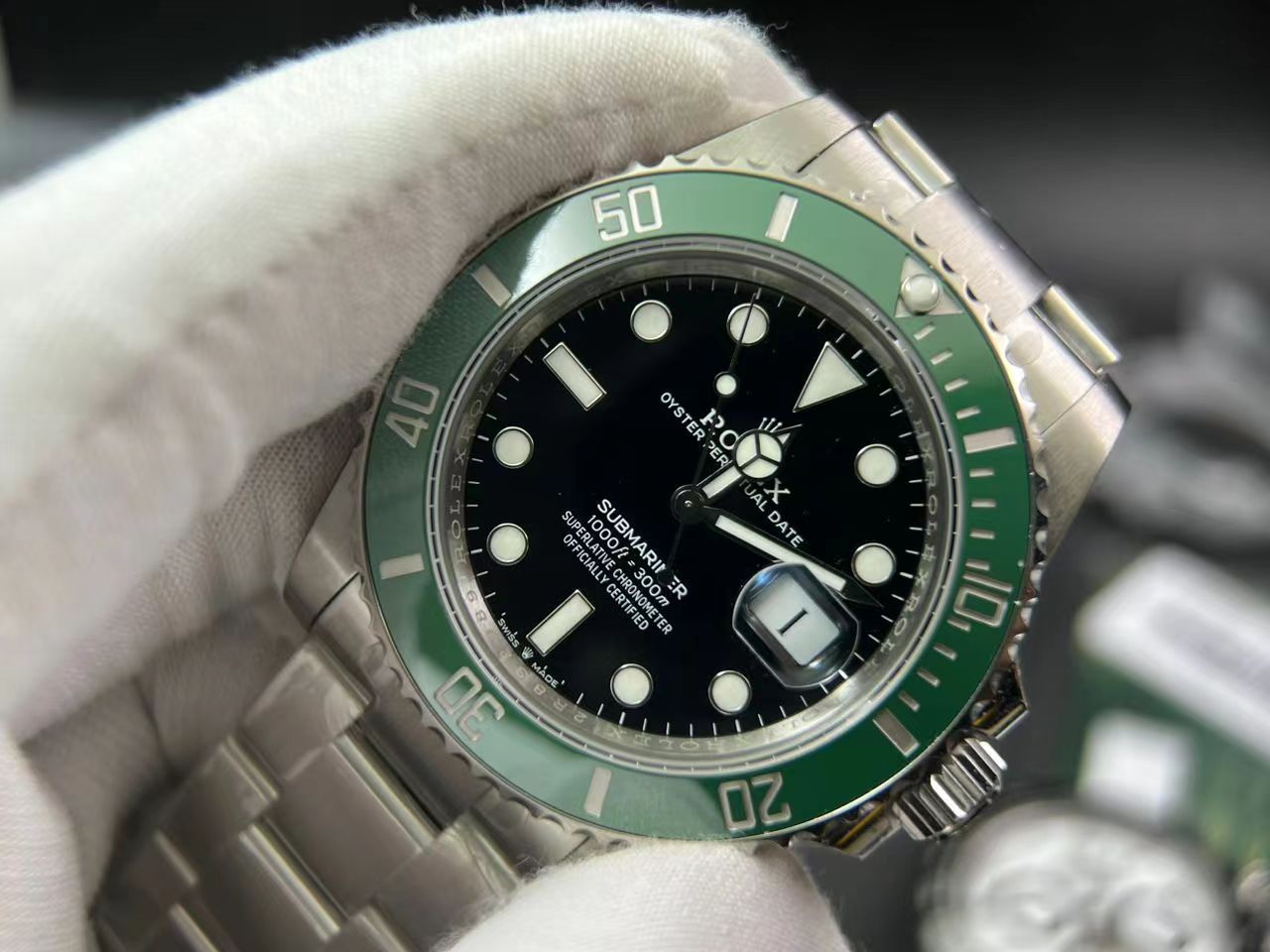 Submariner 41mm 126610 LV Kermit 904L Steel VSF 1:1 Best Edition VS3235 - Image 3