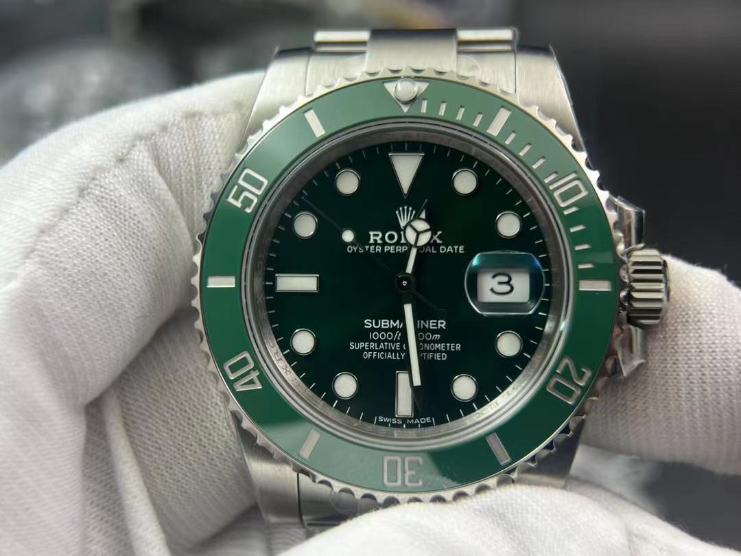 Submariner 116610 LV Green Ceramic 904L Steel VSF 1:1 Best Edition VS3135