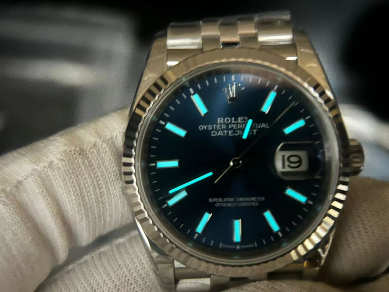 DateJust 36 126234 904L SS VSF 1:1 Best Edition Fluted Bezel Blue Dial on Jubilee Bracelet VS3235 - Image 6