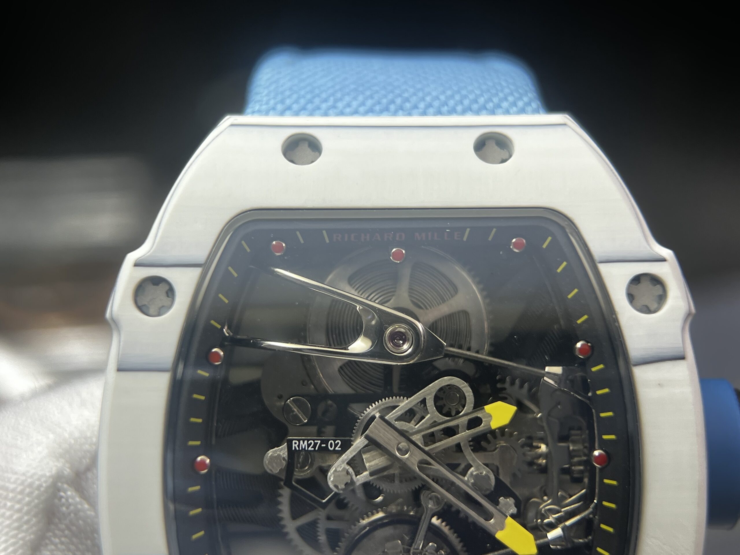 RM27-02 Carbon Fiber Case Men’s Nylon Strap Watch - Image 5