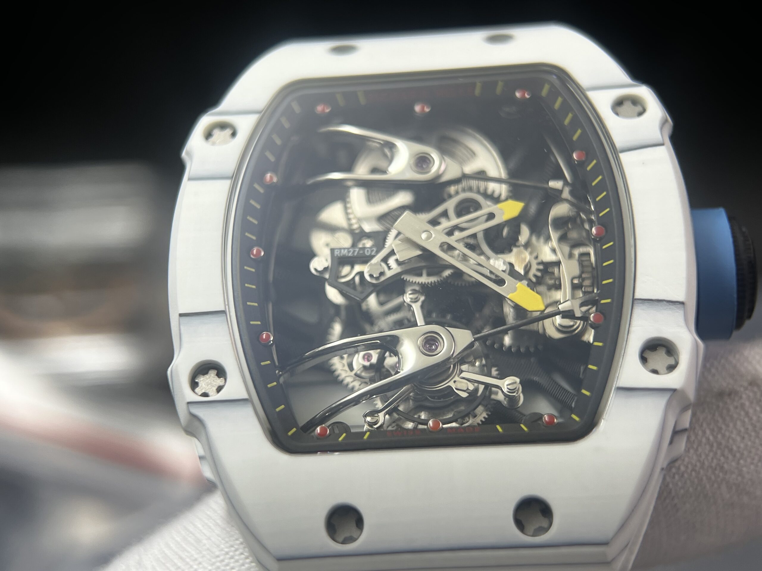 RM27-02 Carbon Fiber Case Men’s Nylon Strap Watch - Image 7