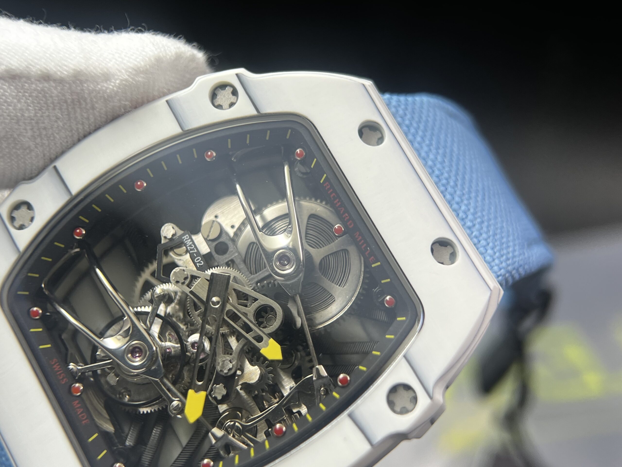 RM27-02 Carbon Fiber Case Men’s Nylon Strap Watch - Image 10