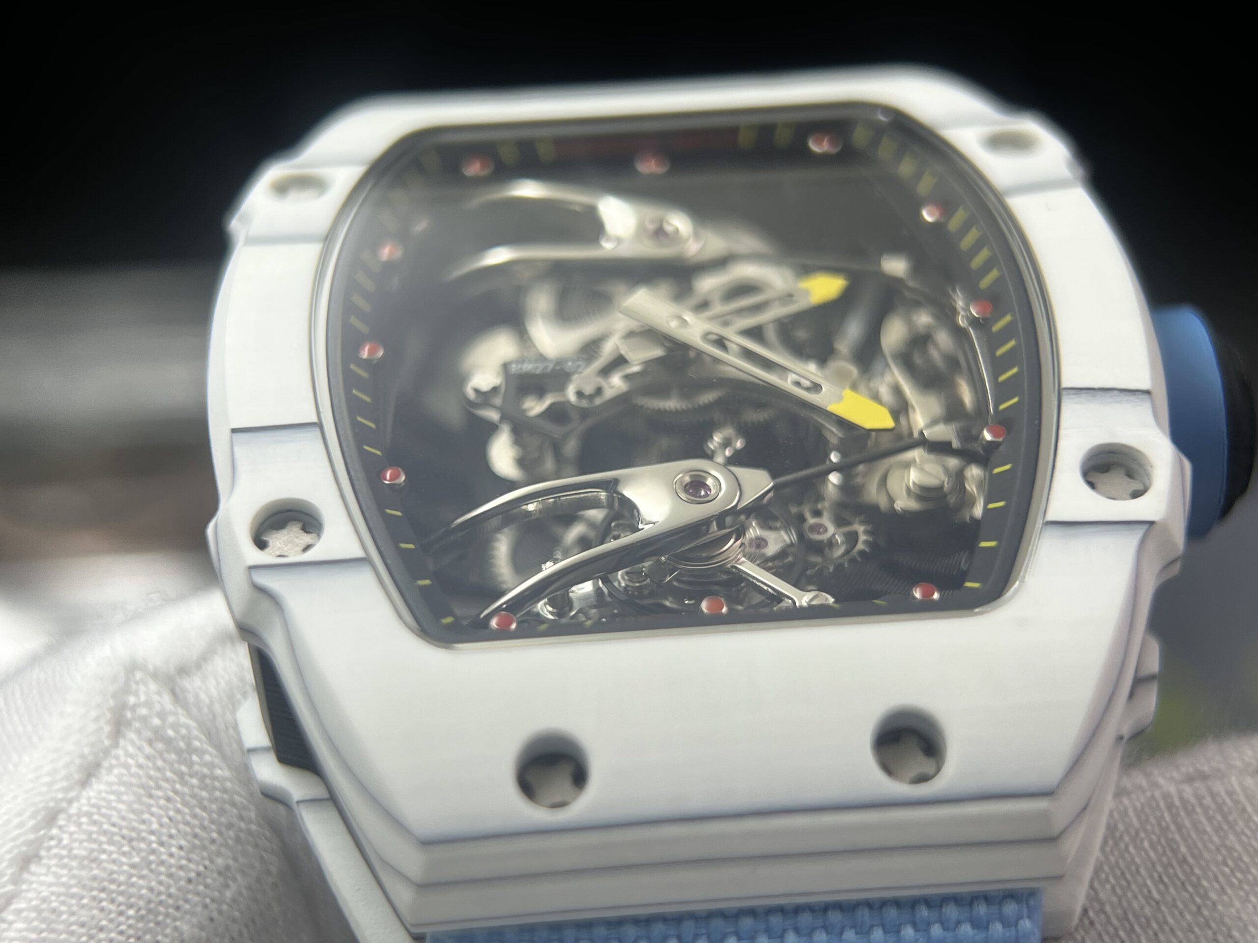 RM27-02 Carbon Fiber Case Men’s Nylon Strap Watch - Image 11