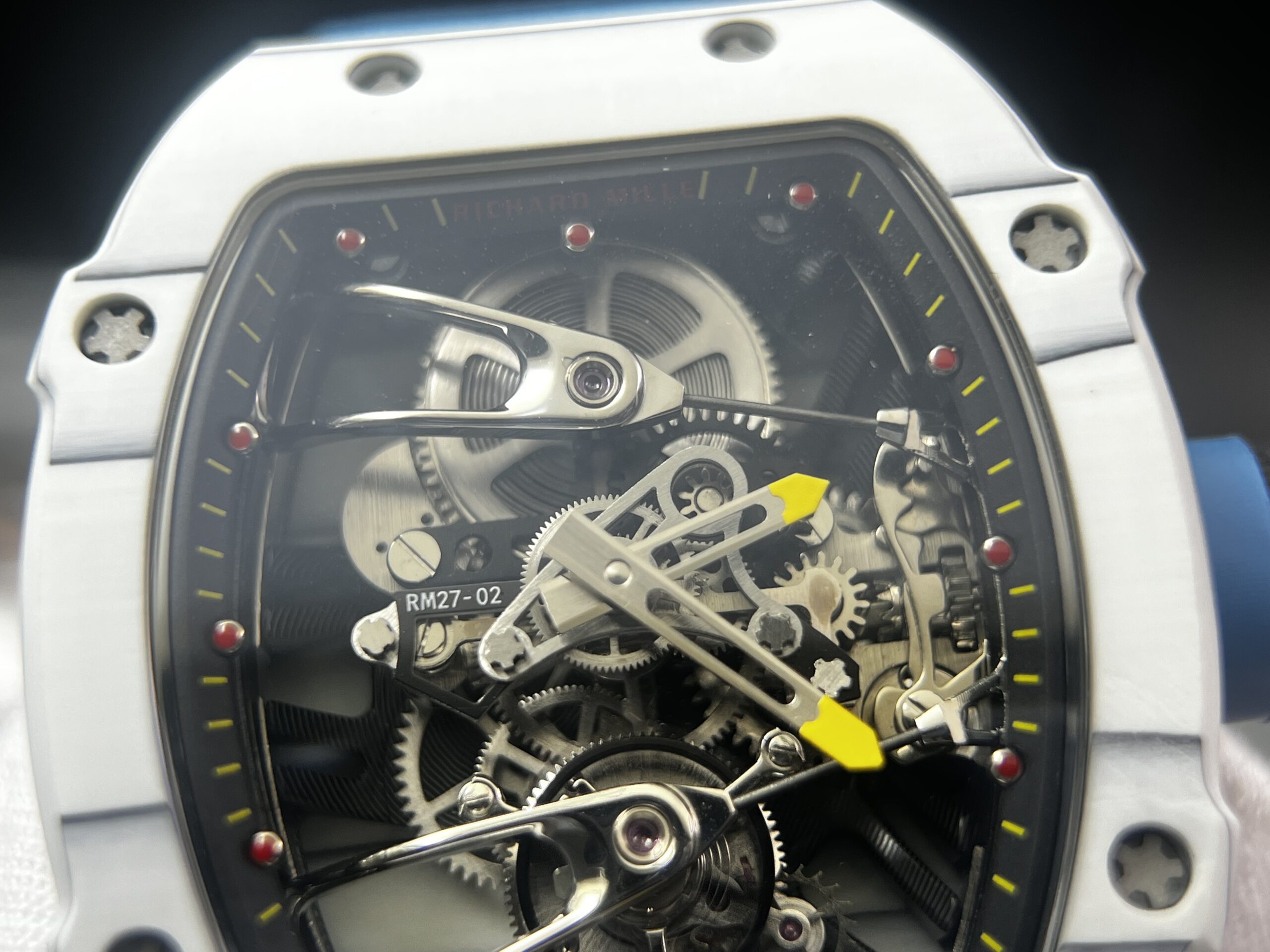 RM27-02 Carbon Fiber Case Men’s Nylon Strap Watch - Image 13