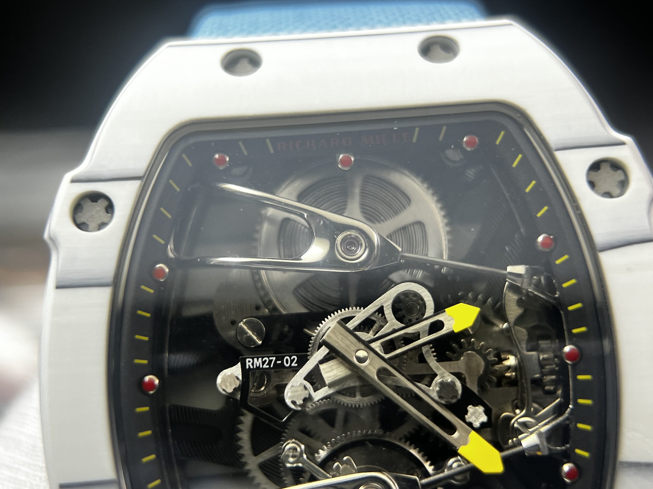 RM27-02 Carbon Fiber Case Men’s Nylon Strap Watch - Image 14