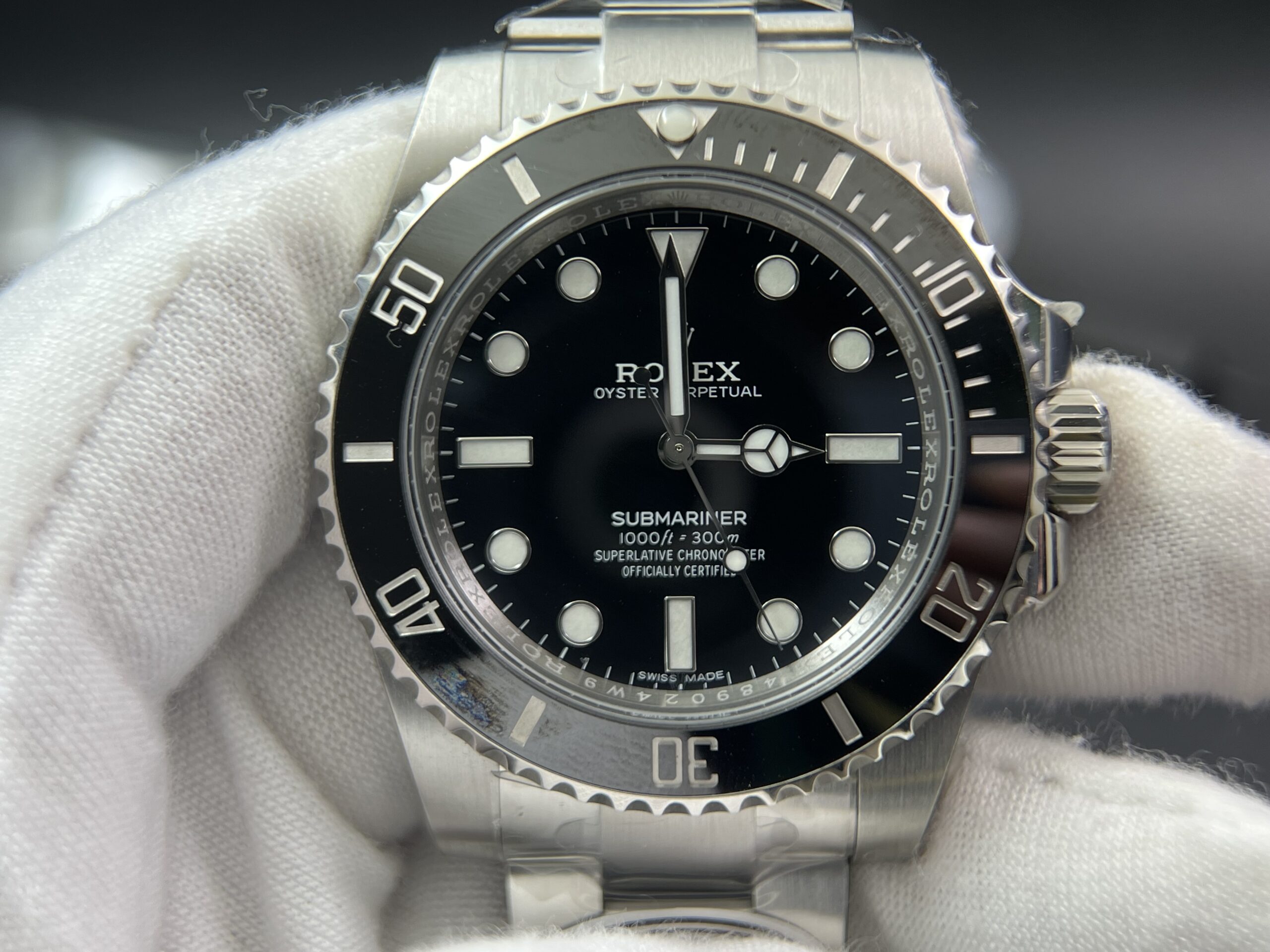 Submariner 114060 No Date Black Ceramic Clean Factory 904L 1:1 Best Edition on SS Bracelet VR3130