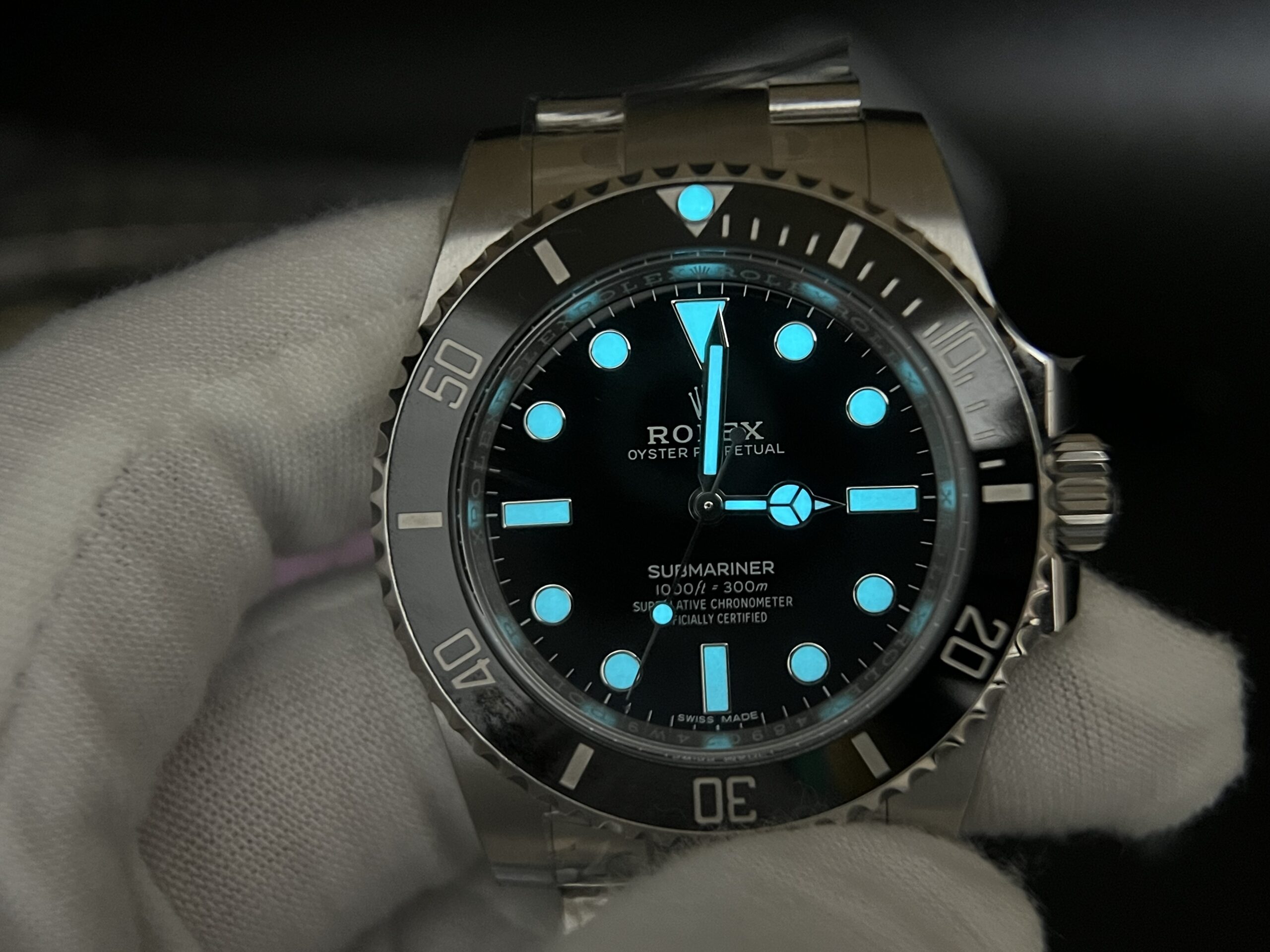 Submariner 114060 No Date Black Ceramic Clean Factory 904L 1:1 Best Edition on SS Bracelet VR3130 - Image 8