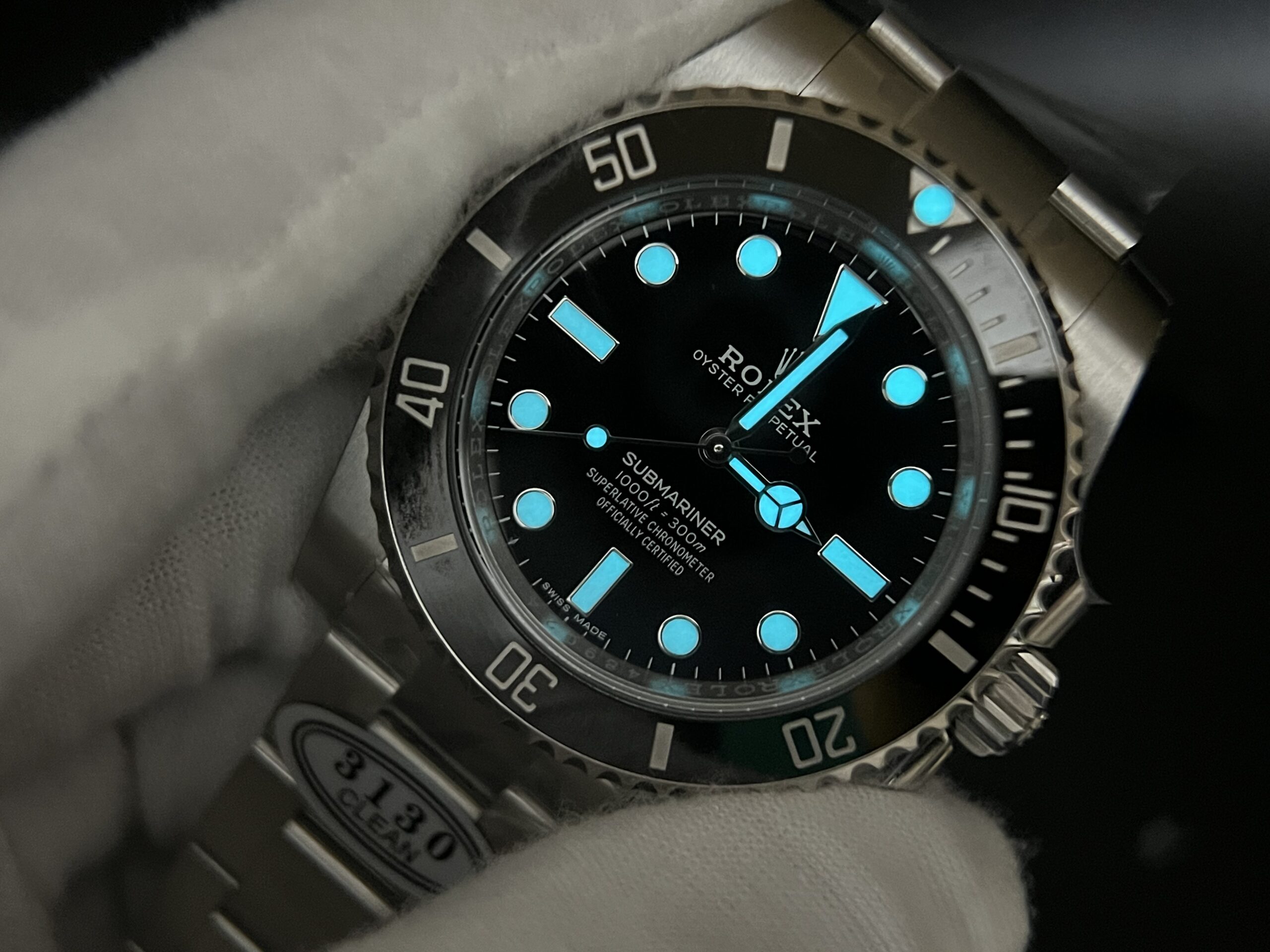 Submariner 114060 No Date Black Ceramic Clean Factory 904L 1:1 Best Edition on SS Bracelet VR3130 - Image 9