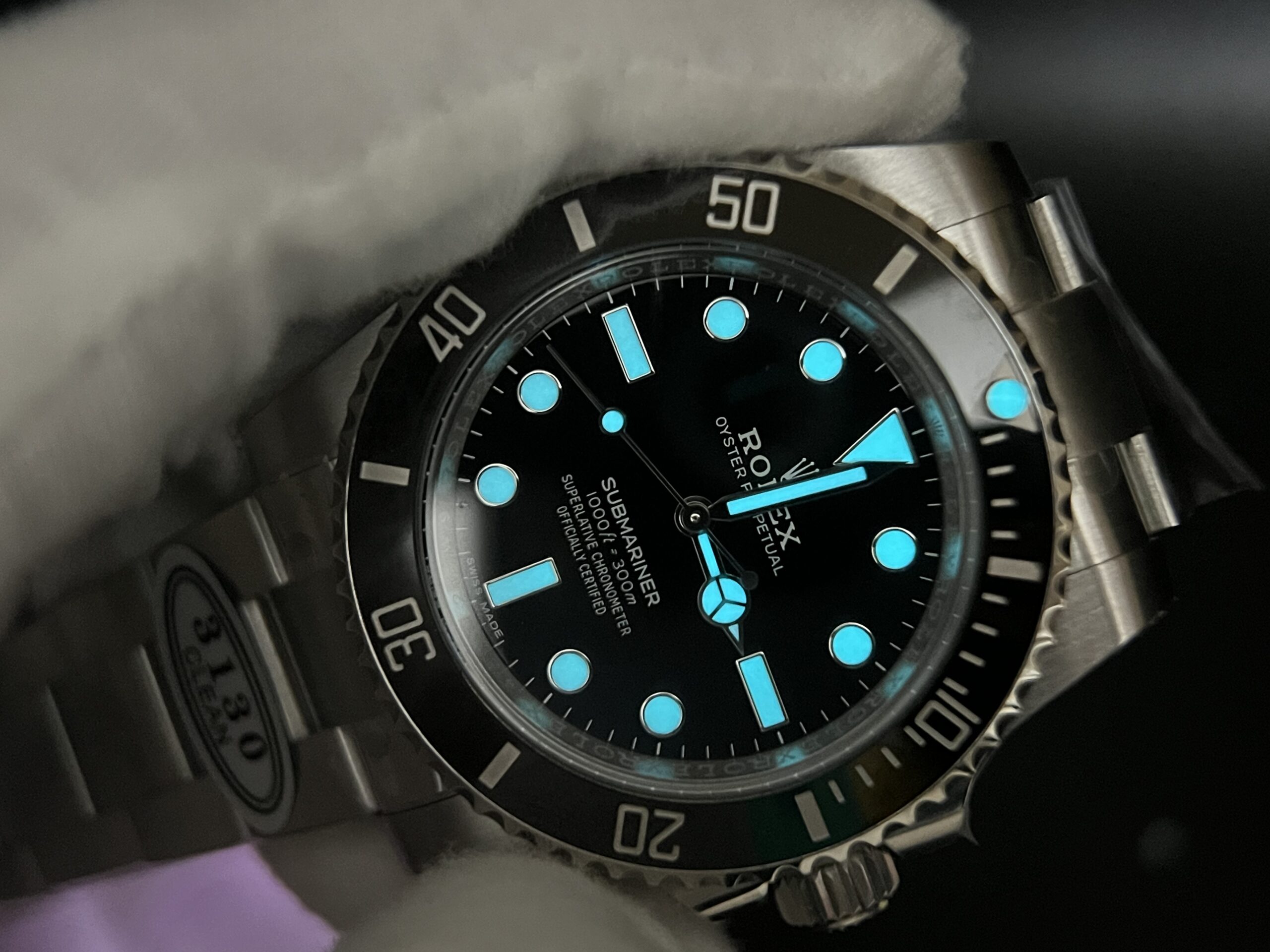 Submariner 114060 No Date Black Ceramic Clean Factory 904L 1:1 Best Edition on SS Bracelet VR3130 - Image 10