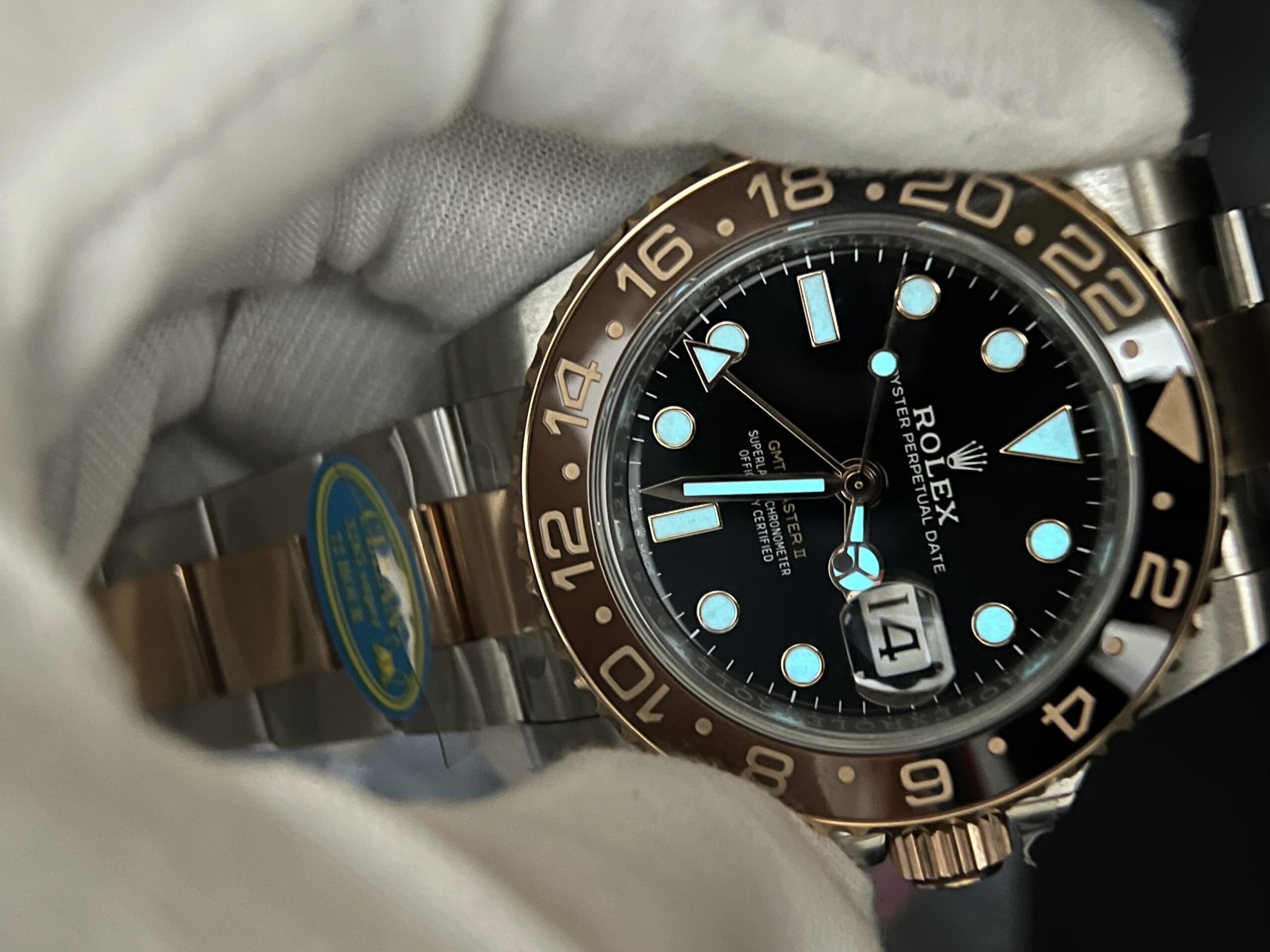 GMT-Master II 126711 CHNR Black/Brown Ceramic Clean Factory Best Edition on SS/RG Bracelet DD3285 V3 version - Image 17
