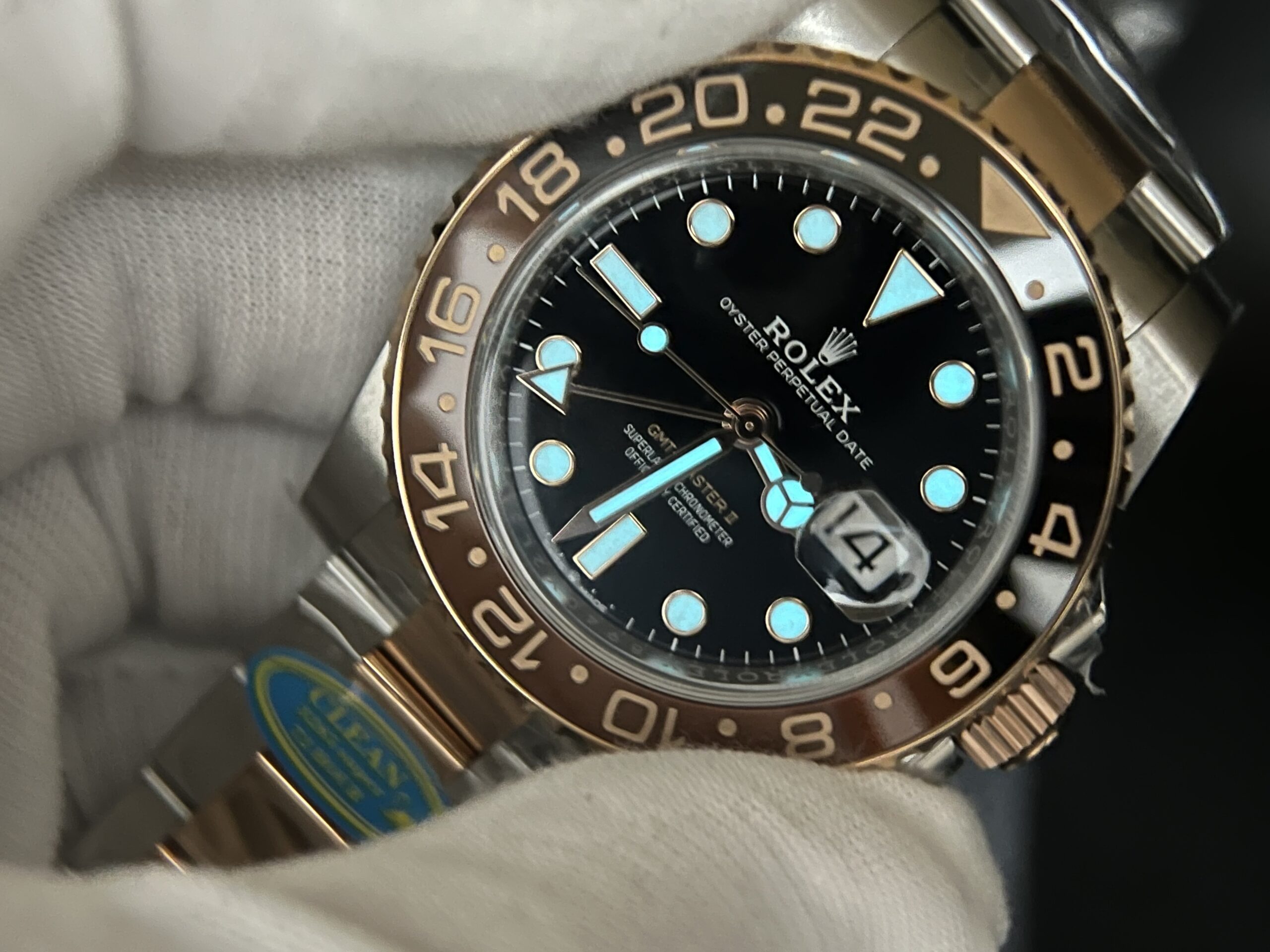 GMT-Master II 126711 CHNR Black/Brown Ceramic Clean Factory Best Edition on SS/RG Bracelet DD3285 V3 version - Image 16