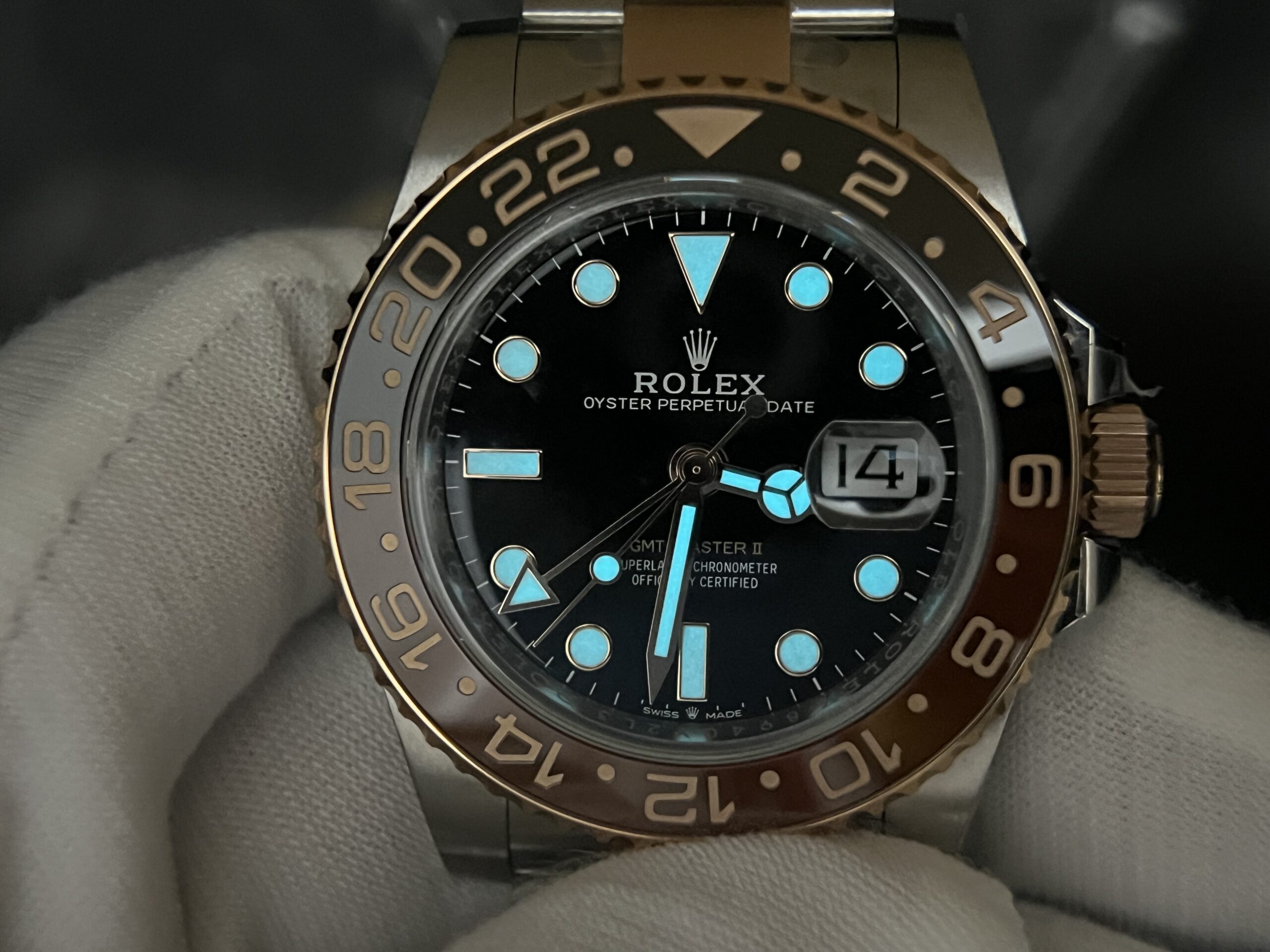 GMT-Master II 126711 CHNR Black/Brown Ceramic Clean Factory Best Edition on SS/RG Bracelet DD3285 V3 version - Image 15