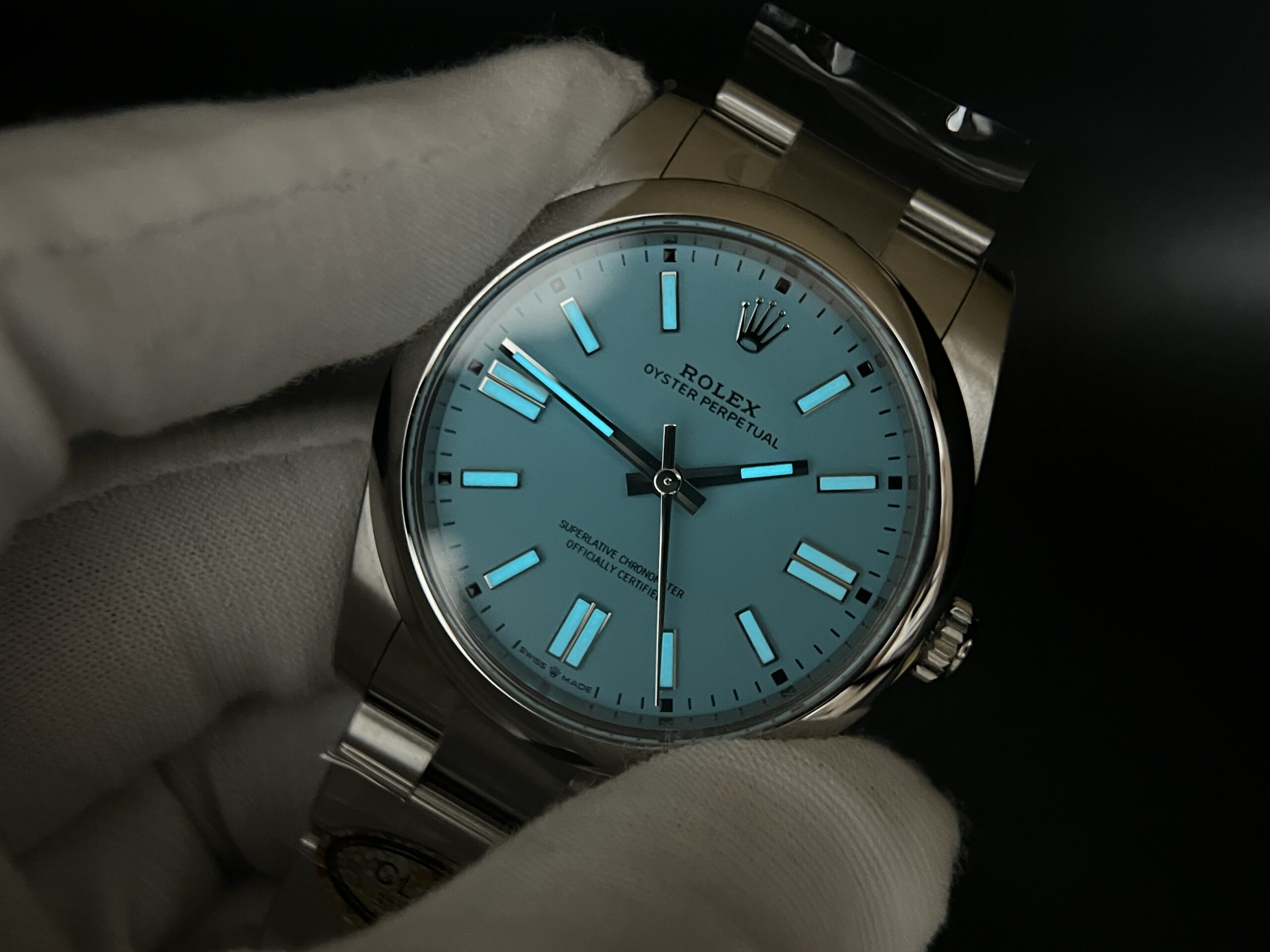 Rolex Oyster Perpetual 41mm - Tiffany Blue - Image 7