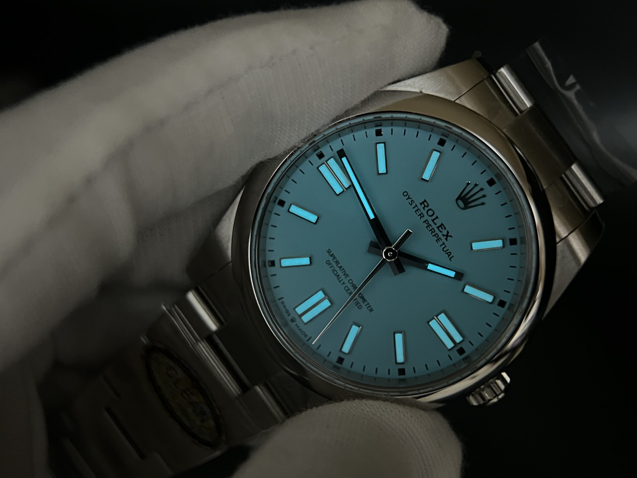 Rolex Oyster Perpetual 41mm - Tiffany Blue - Image 8