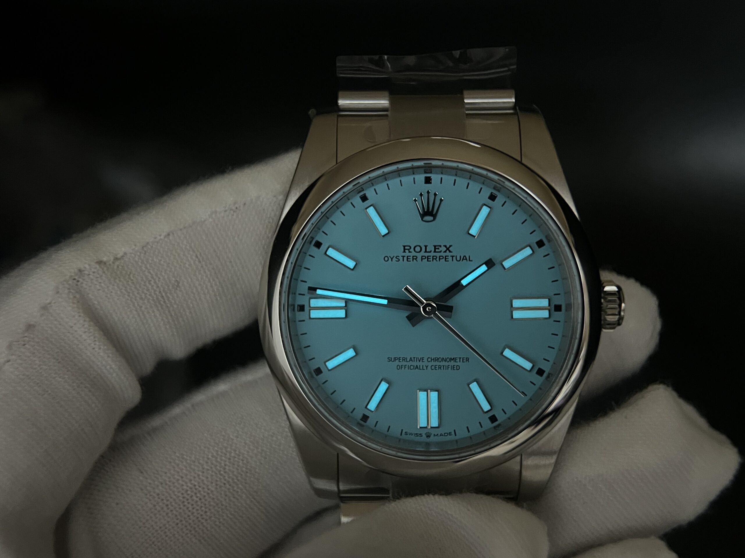 Rolex Oyster Perpetual 41mm - Tiffany Blue - Image 9