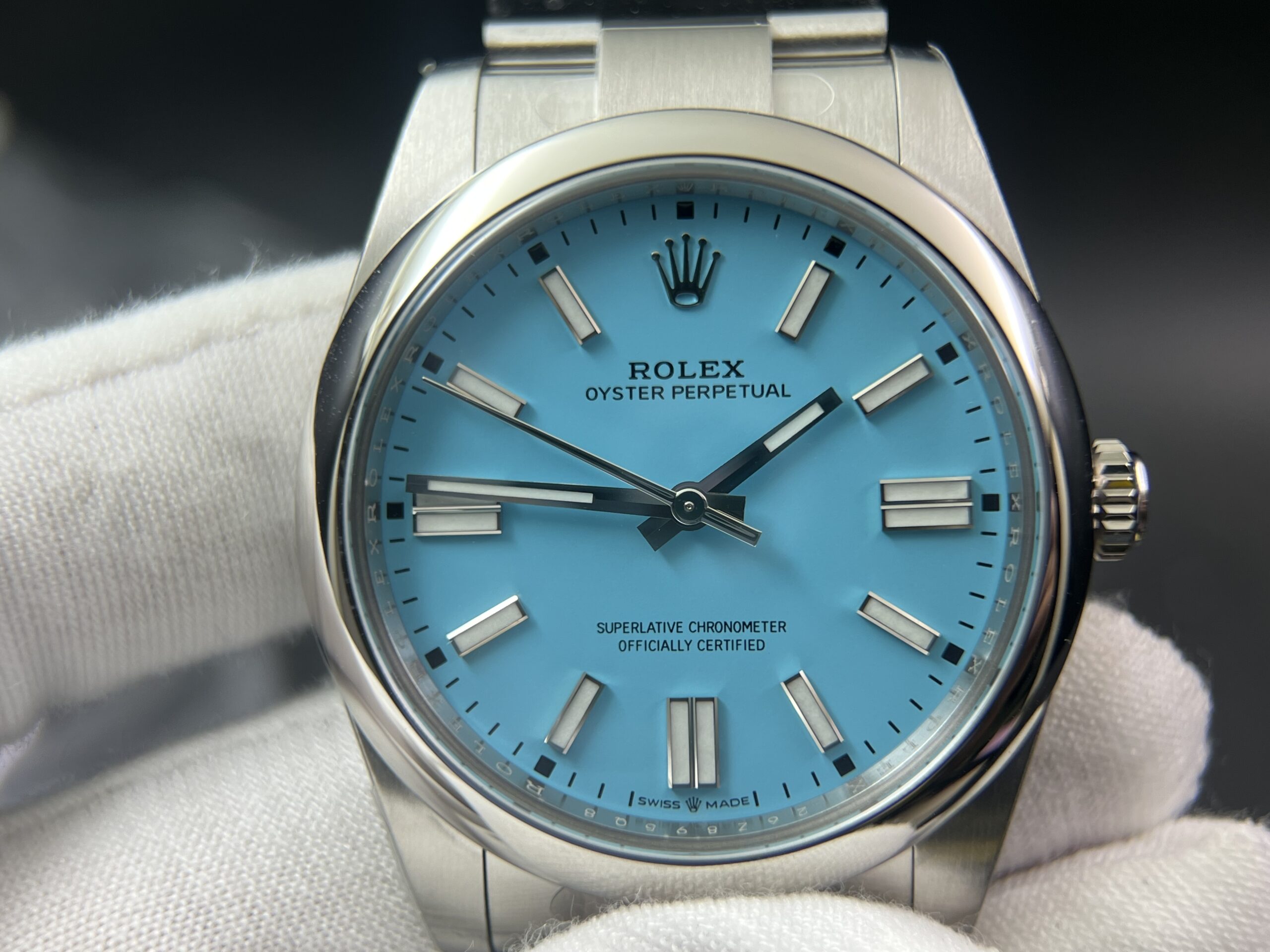 Rolex Oyster Perpetual 41mm - Tiffany Blue - Image 6