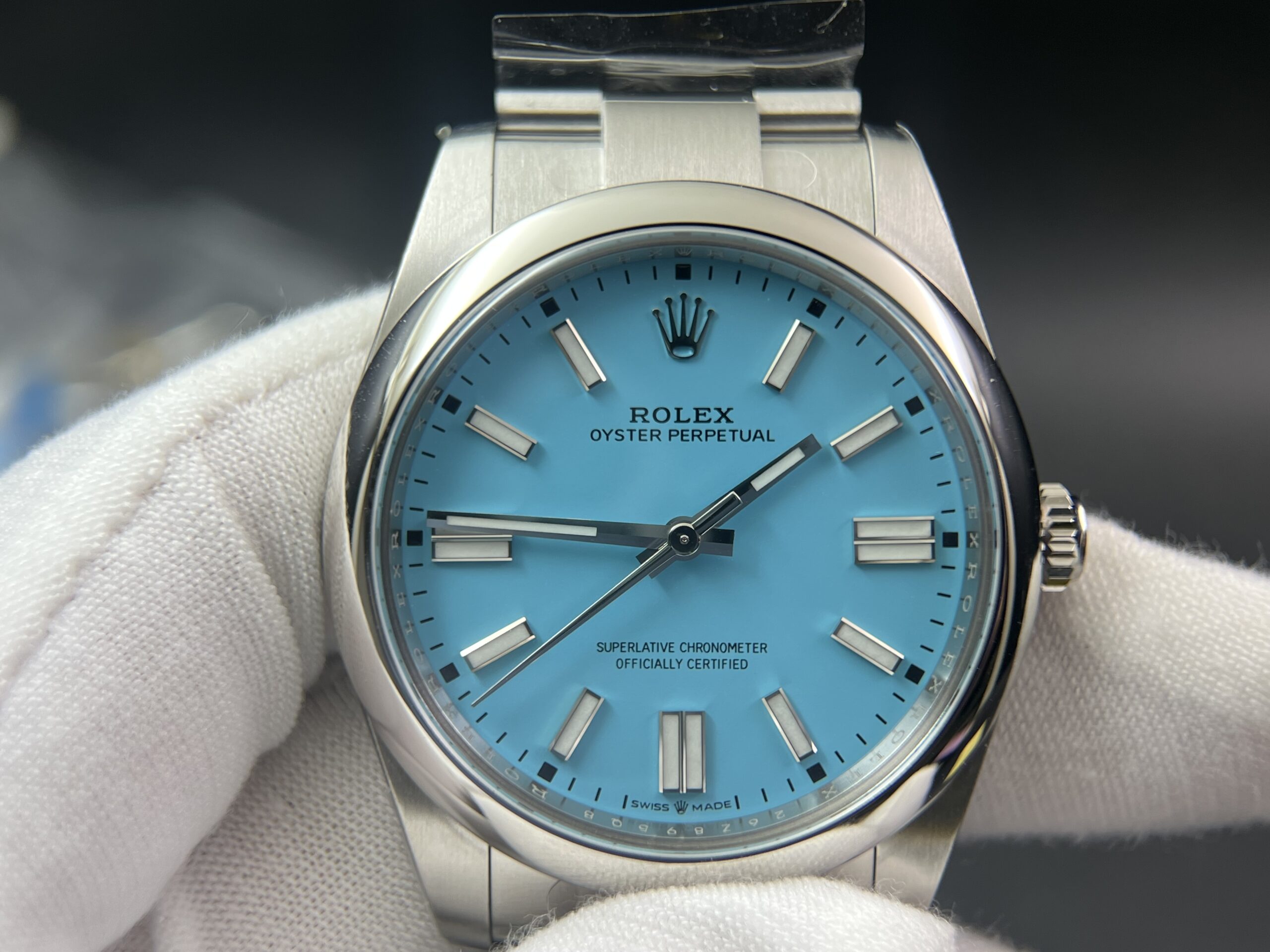 Rolex Oyster Perpetual 41mm - Tiffany Blue - Image 2