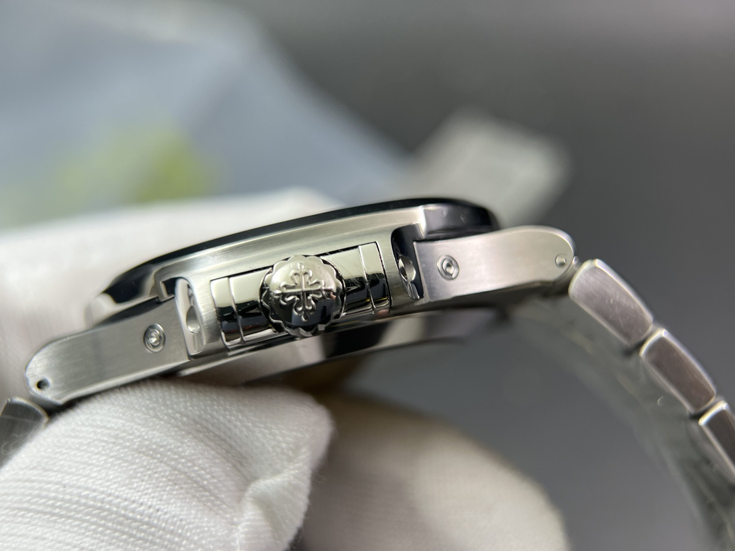 Nautilus 5726 Full Function SS PPF 1:1 Best Edition Blue Dial on SS Bracelet A324 - Image 9