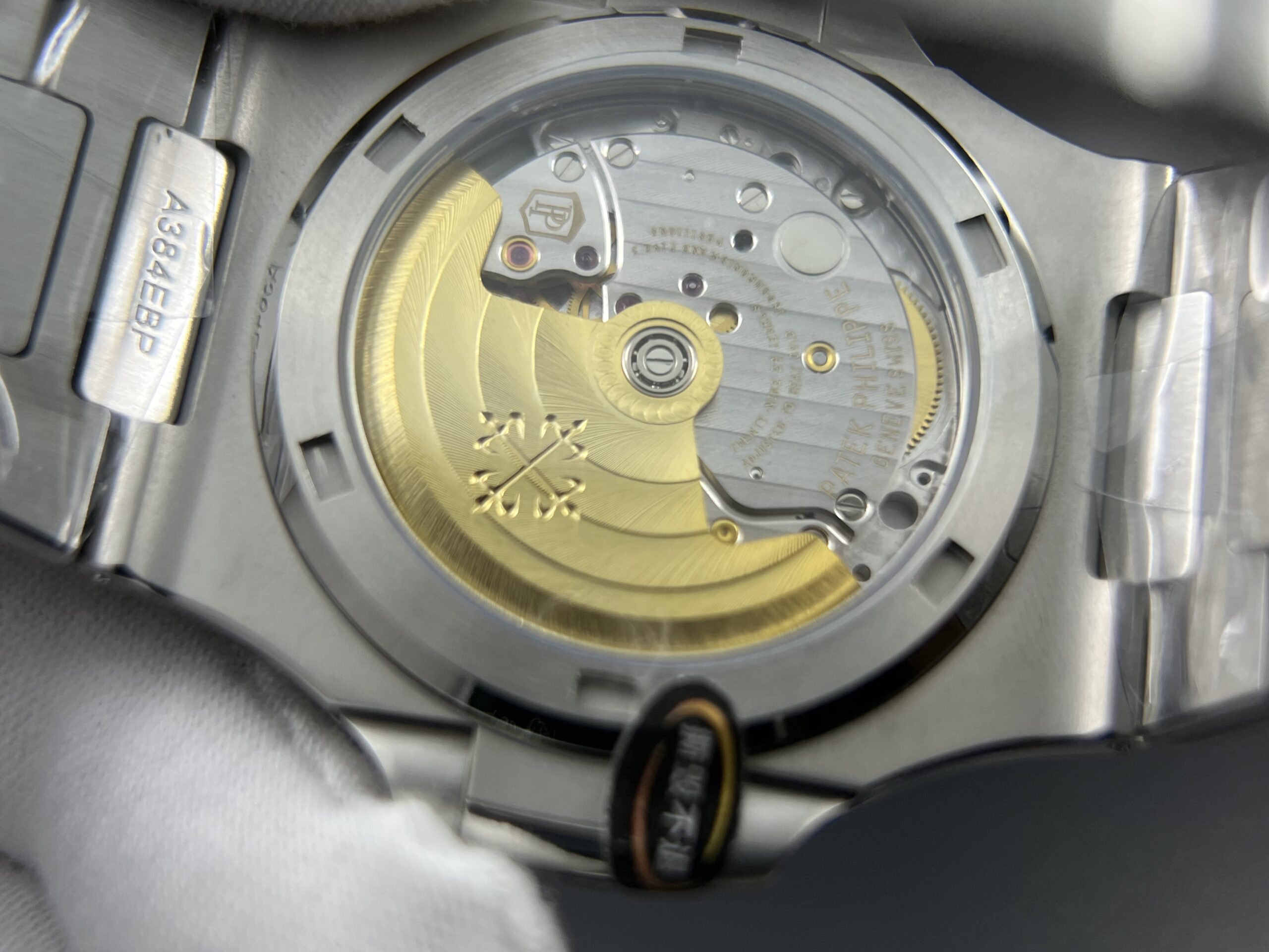 Nautilus 5711/1A 3KF 1:1 Best Edition Blue Textured Dial on SS Bracelet A324 Super Clone V2 - Image 11