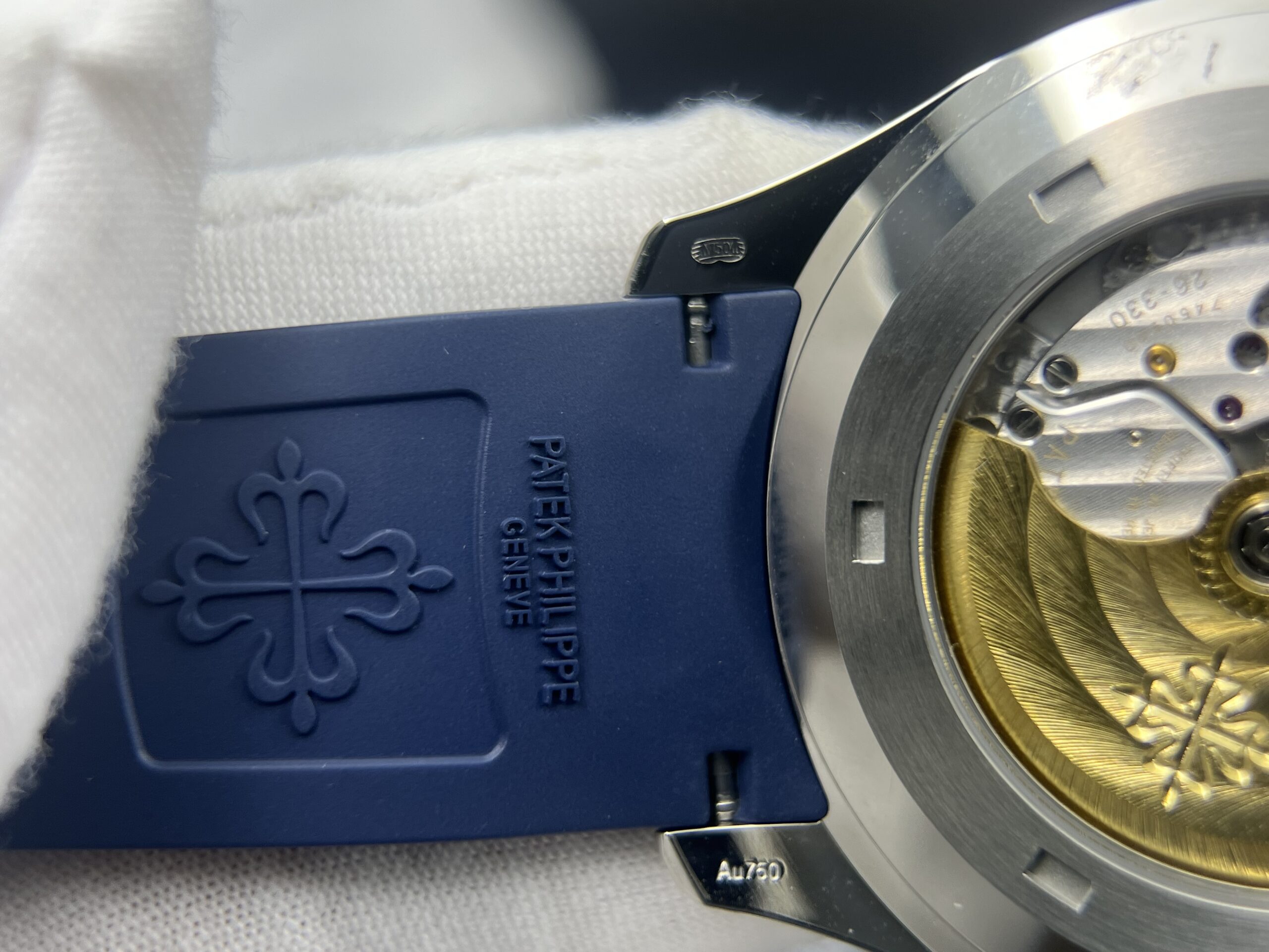 Aquanaut 5168 SS 3KF 1:1 Best Edition Blue Dial on Blue Rubber Strap A330 Super Clone V3 - Image 11