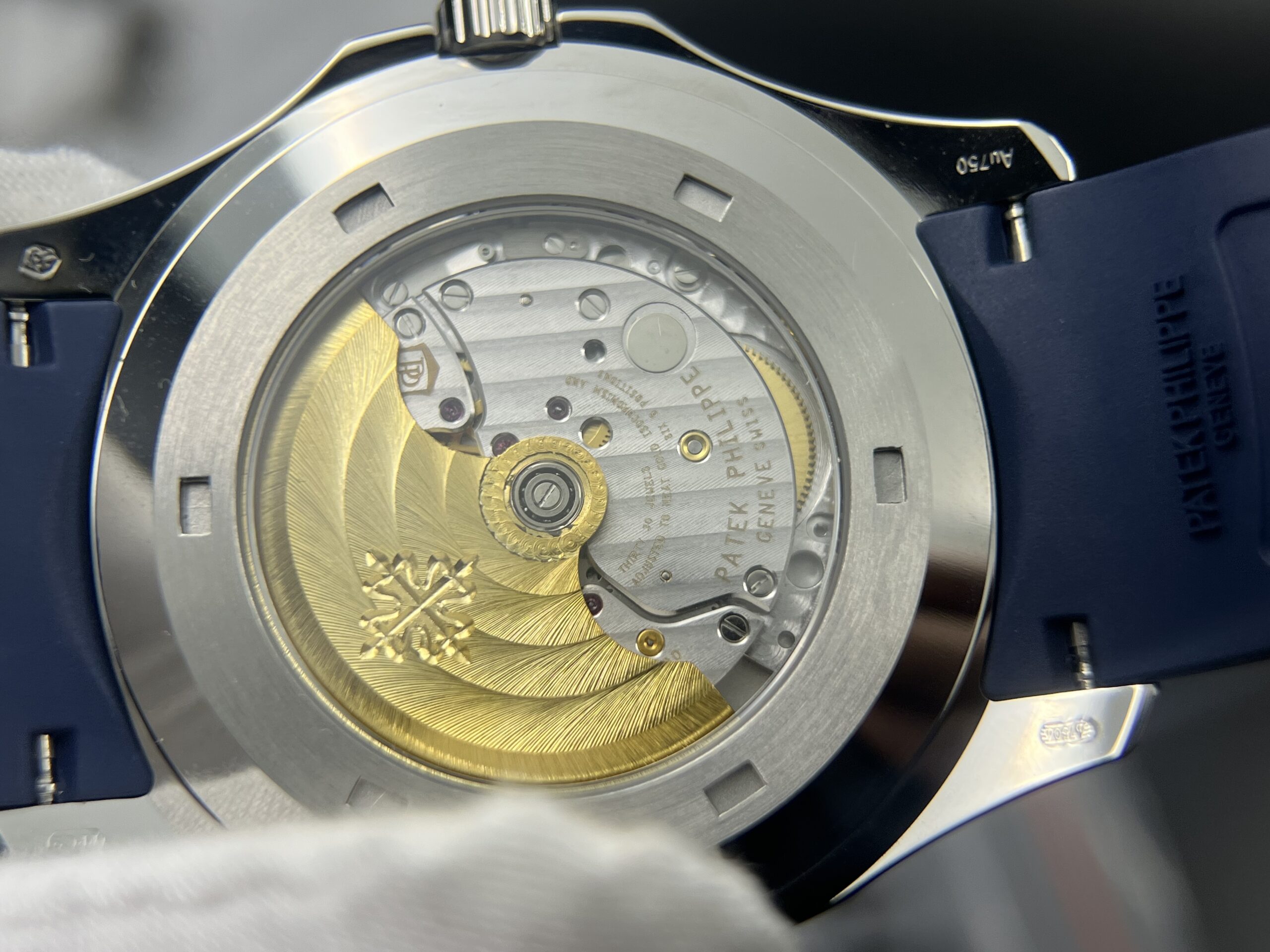 Aquanaut 5168 SS 3KF 1:1 Best Edition Blue Dial on Blue Rubber Strap A330 Super Clone V3 - Image 13