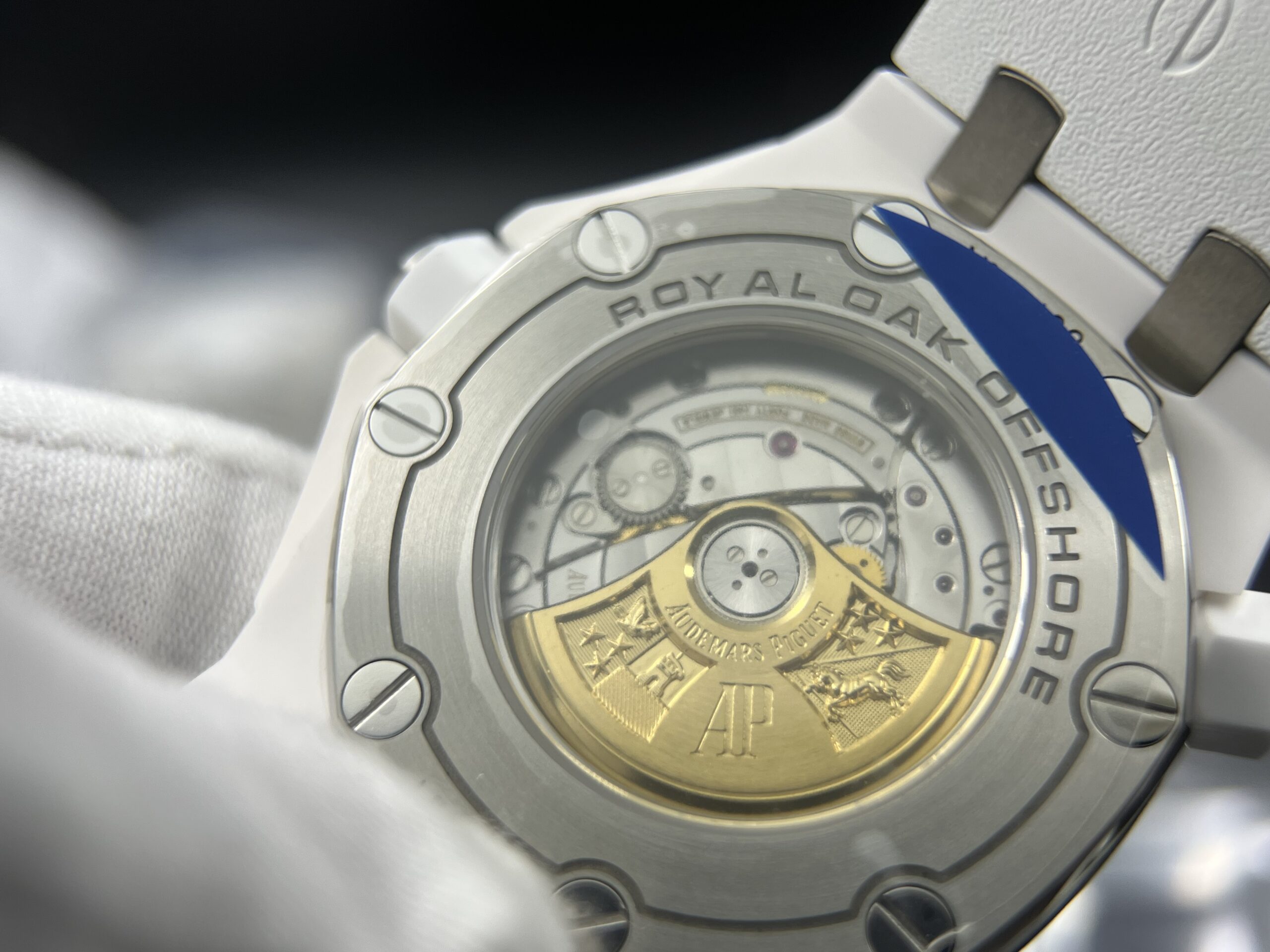 Royal Oak Offshore Diver 15707 White Ceramic APSF 1:1 Best Edition SA3120 Super Clone - Image 15