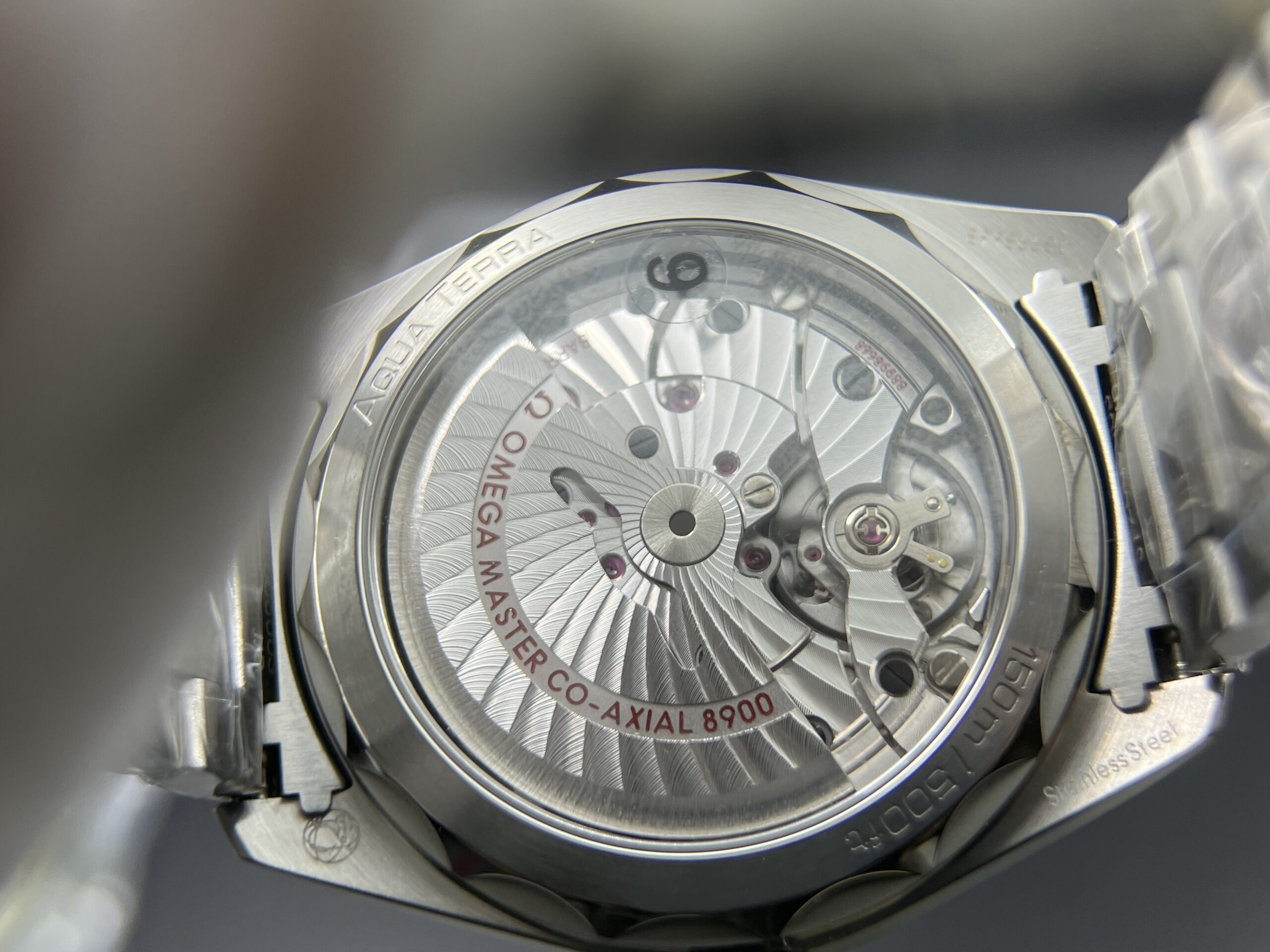 Aqua Terra 150M Master Chronometers VSF 1:1 Best Edition White Dial Orange Hand on SS Bracelet A8900 Super Clone - Image 12