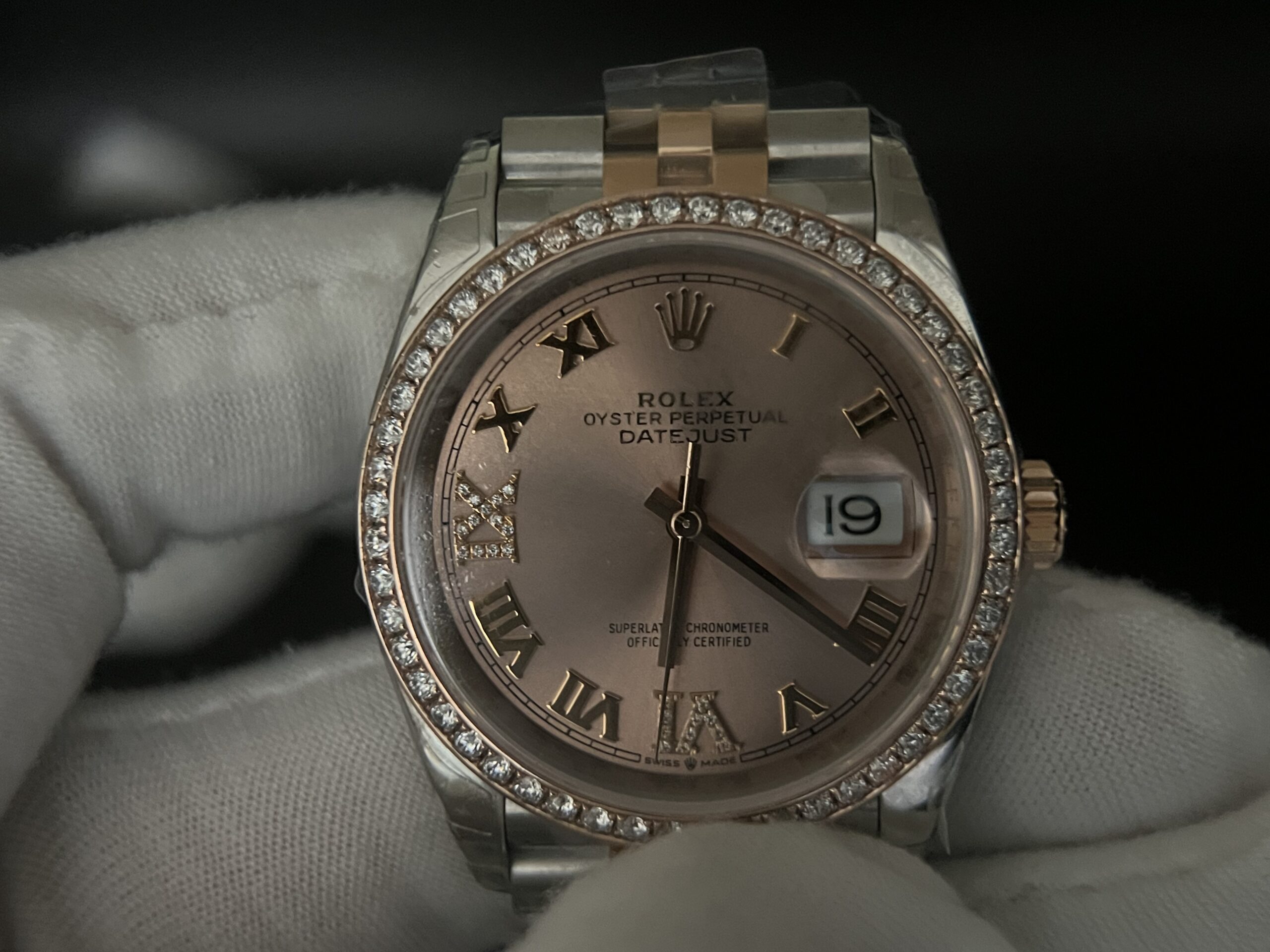 Rolex Datejust 36mm - RG/SS with Diamond (VVS) - Image 10