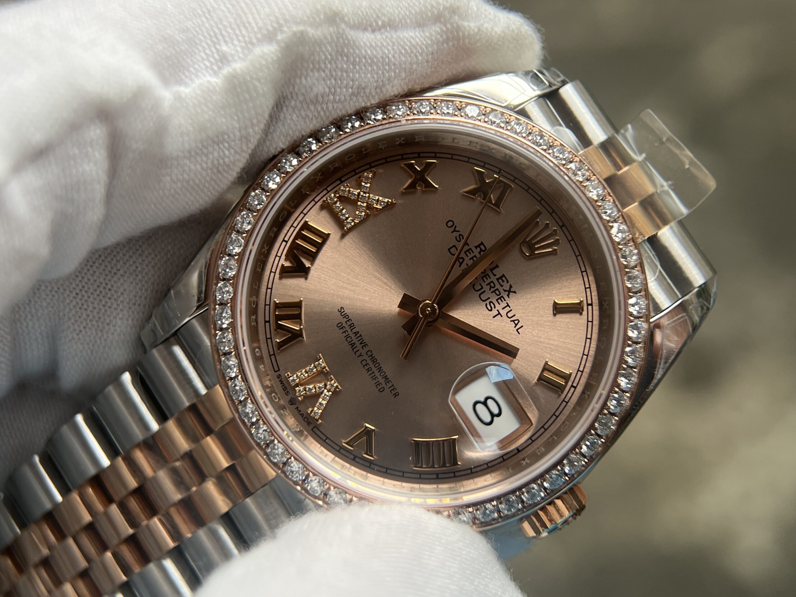 Rolex Datejust 36mm - RG/SS with Diamond (VVS)