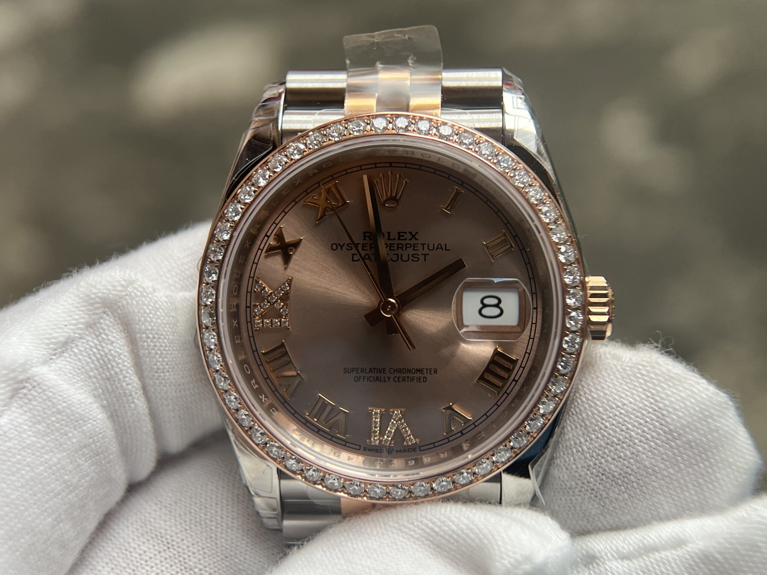 Rolex Datejust 36mm - RG/SS with Diamond (VVS) - Image 18