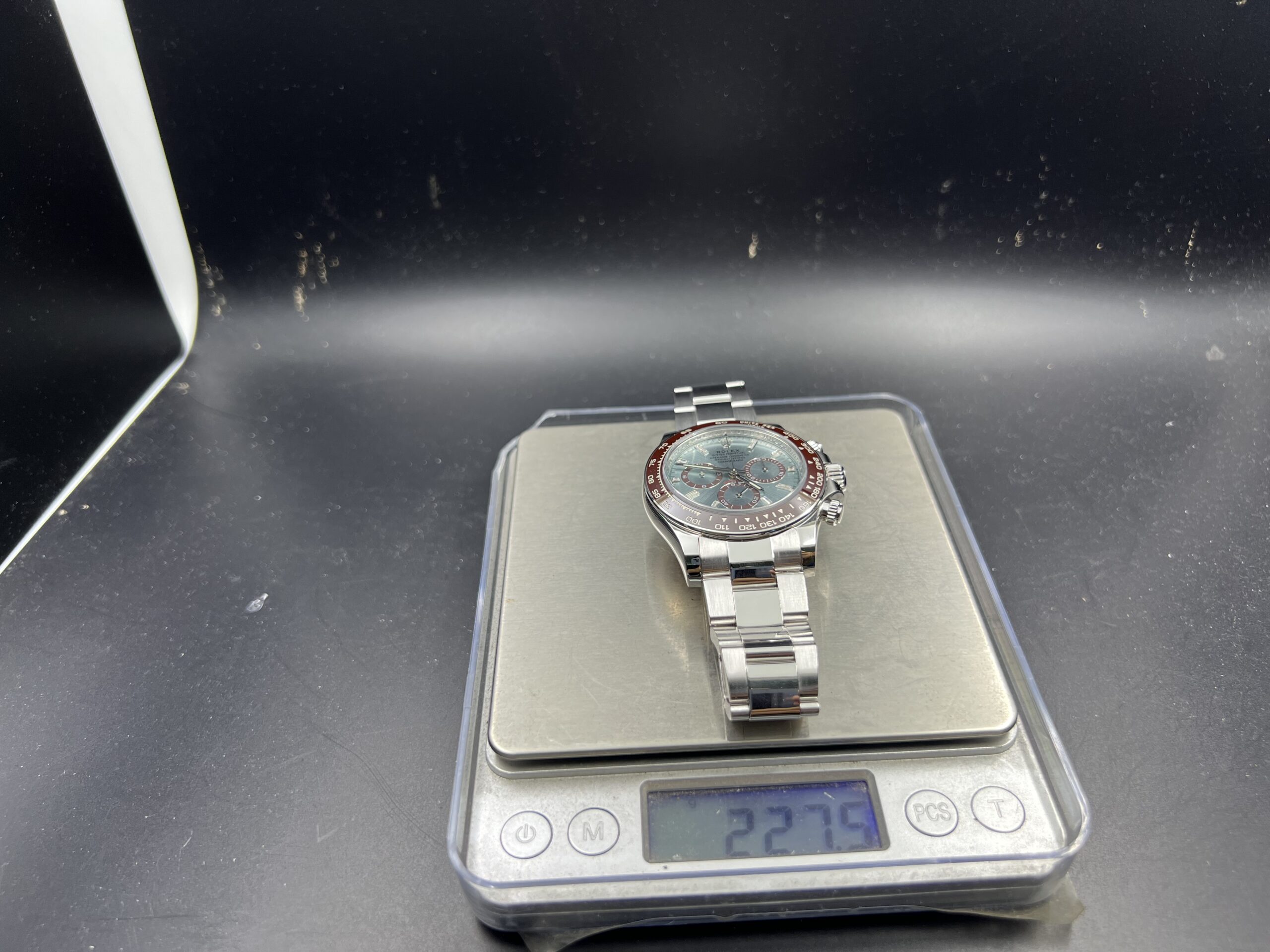 2023 Daytona 126506 Ice Blue Crystal Dial Tungsten shell Case Wrap real platinum 227 grams - Image 3