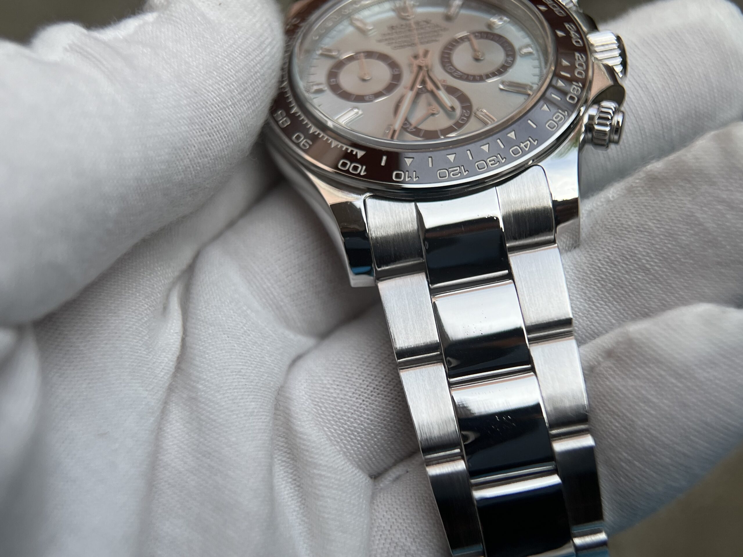 2023 Daytona 126506 Ice Blue Crystal Dial Tungsten shell Case Wrap real platinum 227 grams - Image 11