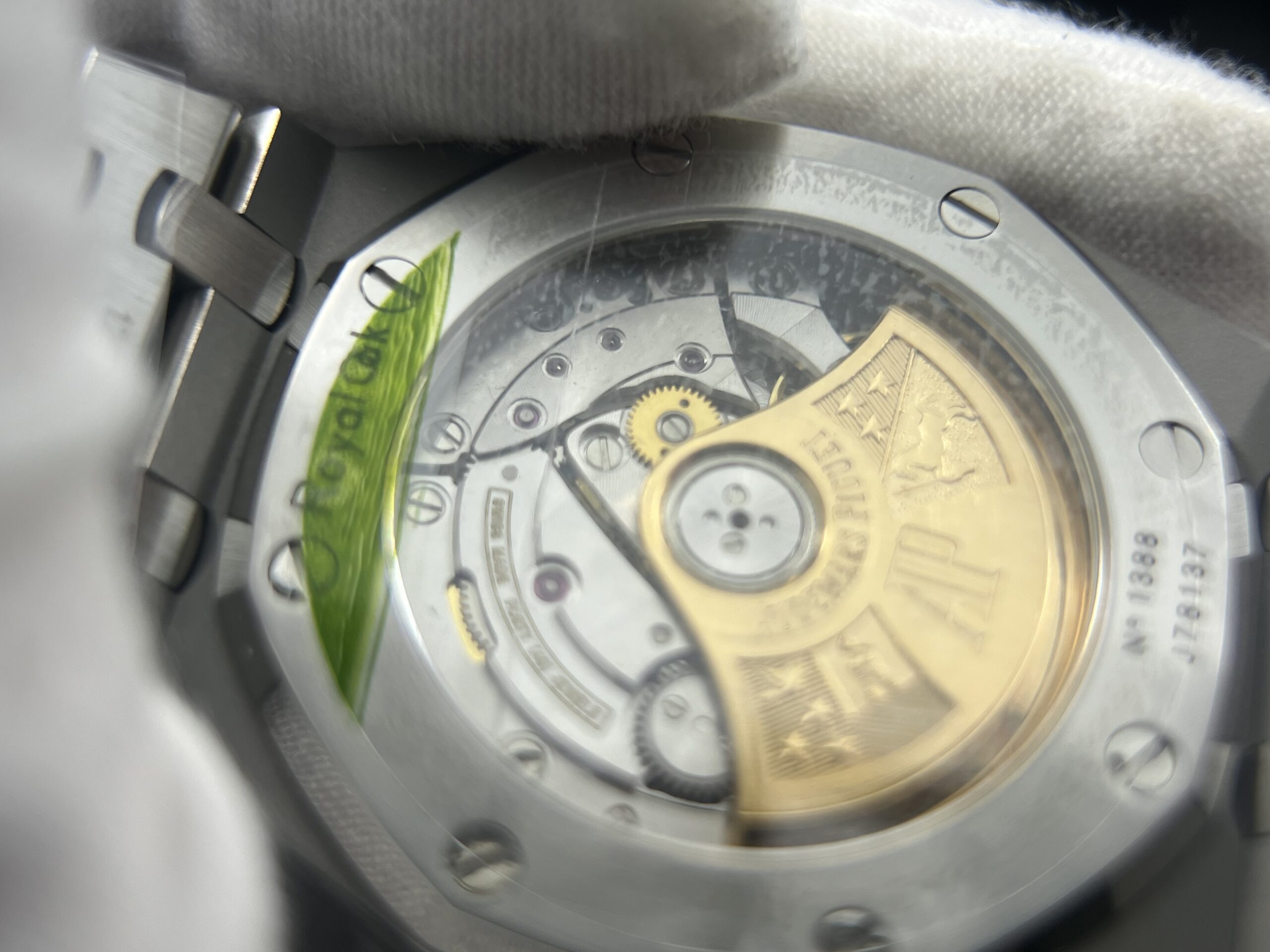 Royal Oak 37mm 15450 SS APSF 1:1 Best Edition Blue Textured Dial on SS Bracelet A3120 - Image 15