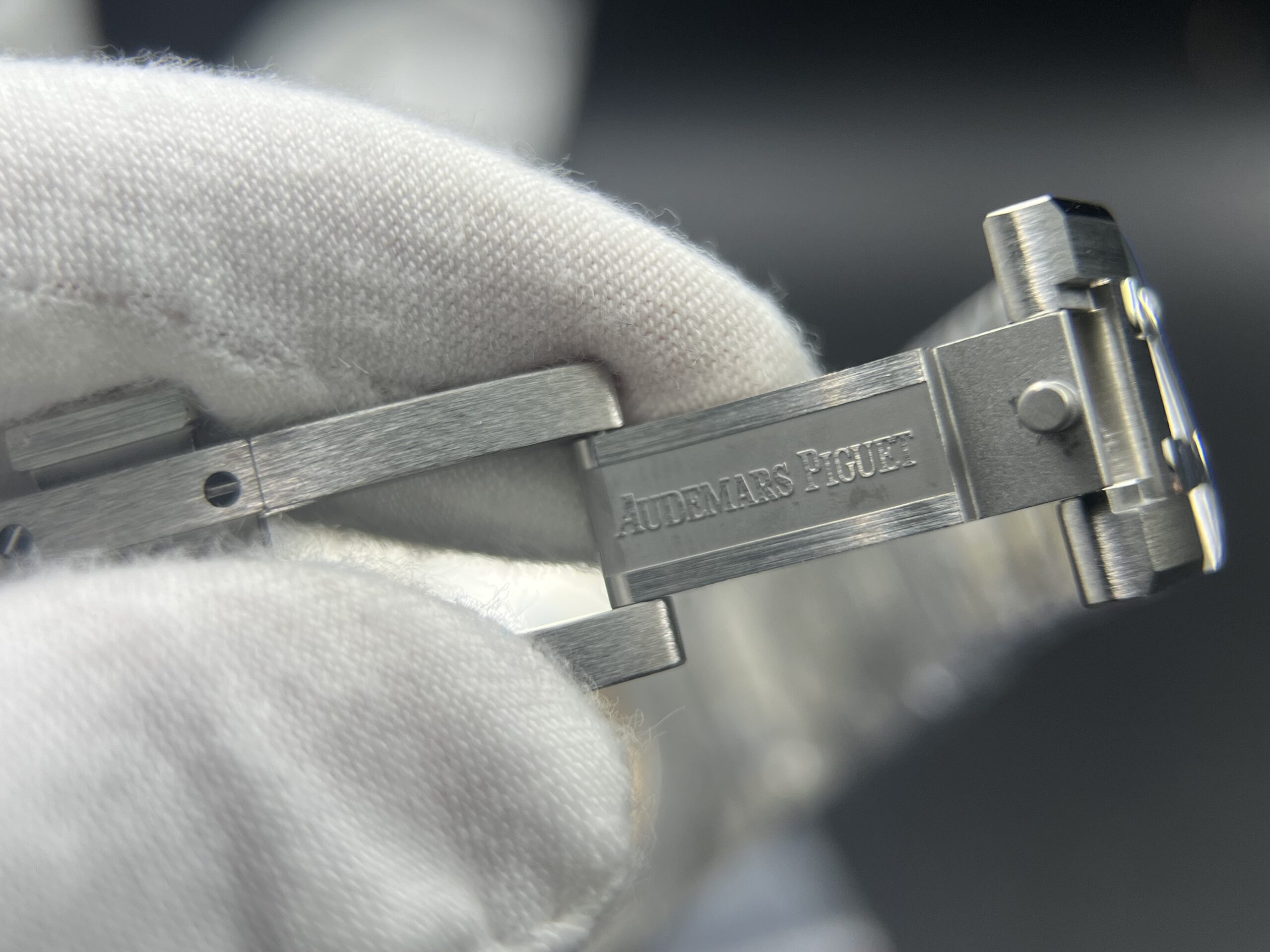 Royal Oak 37mm 15450 SS APSF 1:1 Best Edition Blue Textured Dial on SS Bracelet A3120 - Image 18