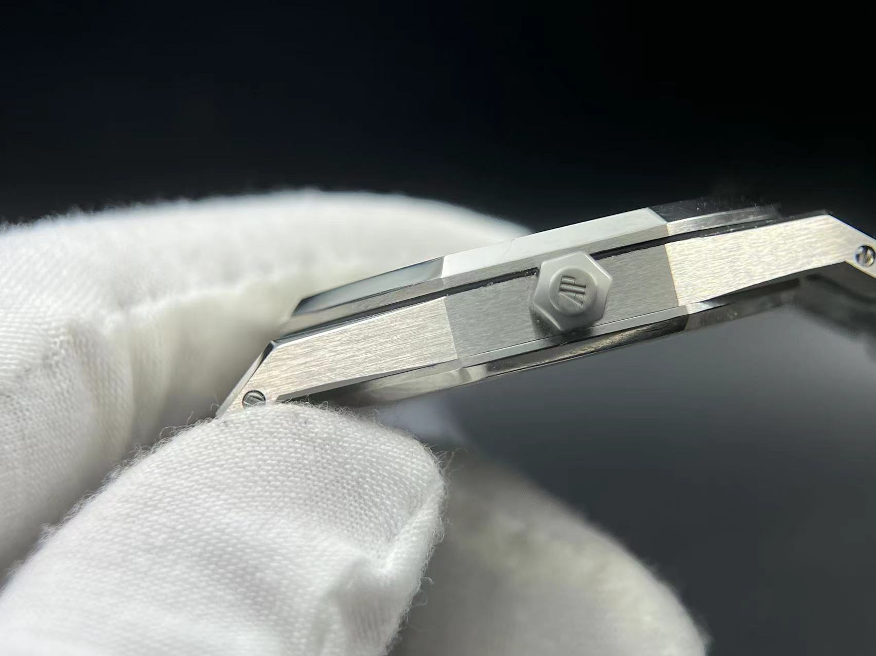 Royal Oak 39mm 16202 "50th Anniversary" SS ZF 1:1 Best Edition Green Textured Dial on SS Bracelet A7121 - Image 16