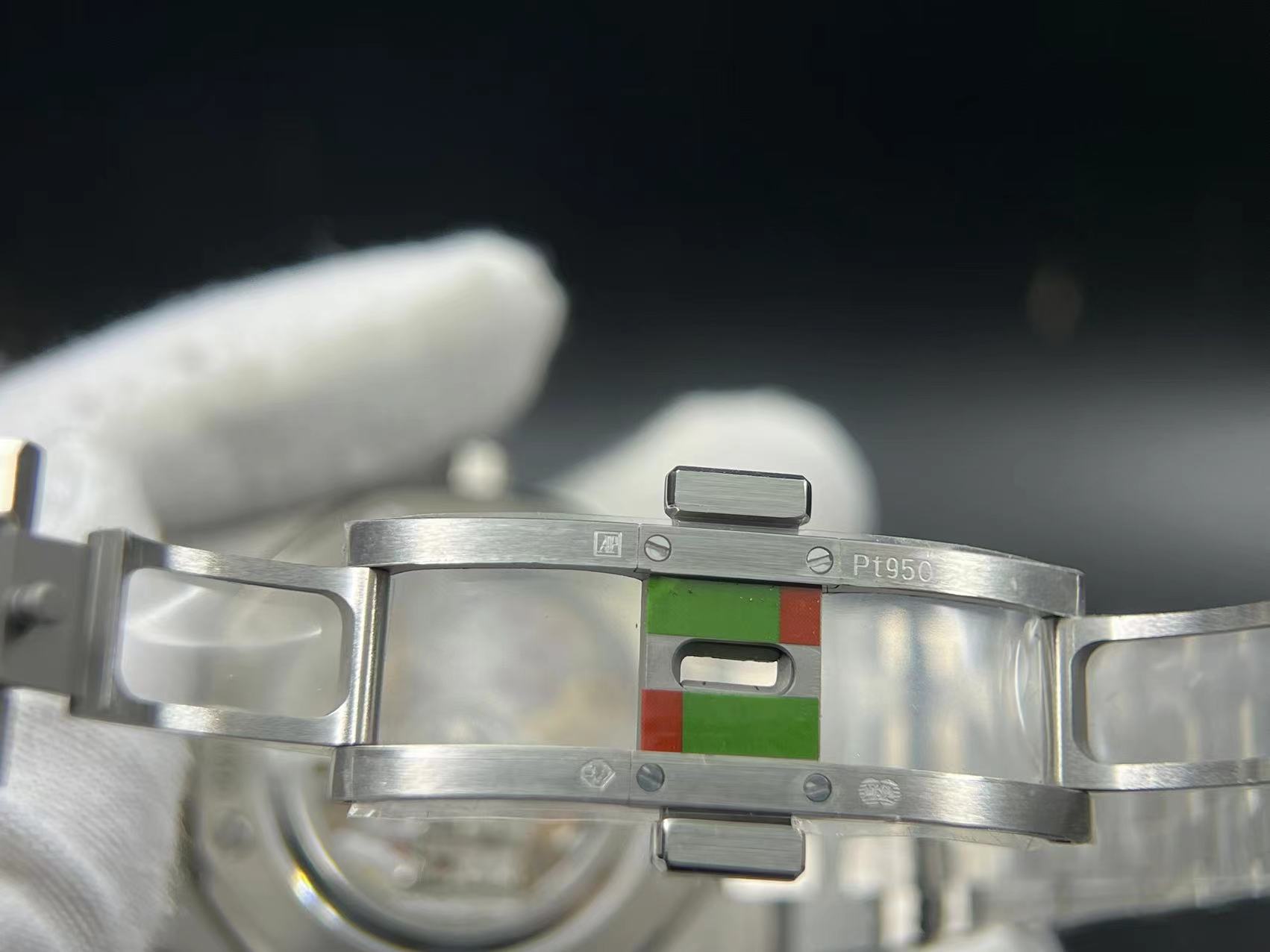 Royal Oak 39mm 16202 "50th Anniversary" SS ZF 1:1 Best Edition Green Textured Dial on SS Bracelet A7121 - Image 17