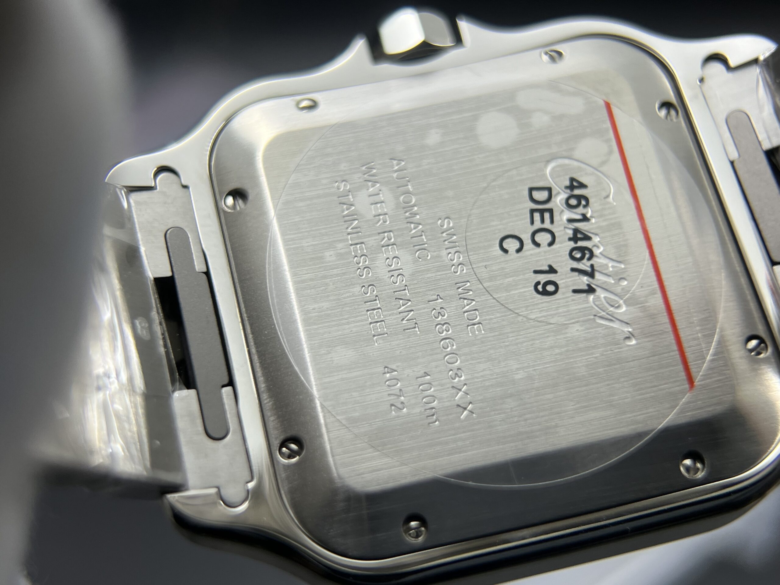 Santos de Cartier XL 40mm SS BVF 1:1 Best Edition White Dial on SS Bracelet MIYOTA 9015 - Image 14